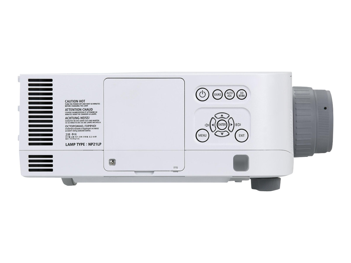 NEC Display PA550W - LCD-Projektor - 5500 lm - WXGA (1280 x 800)