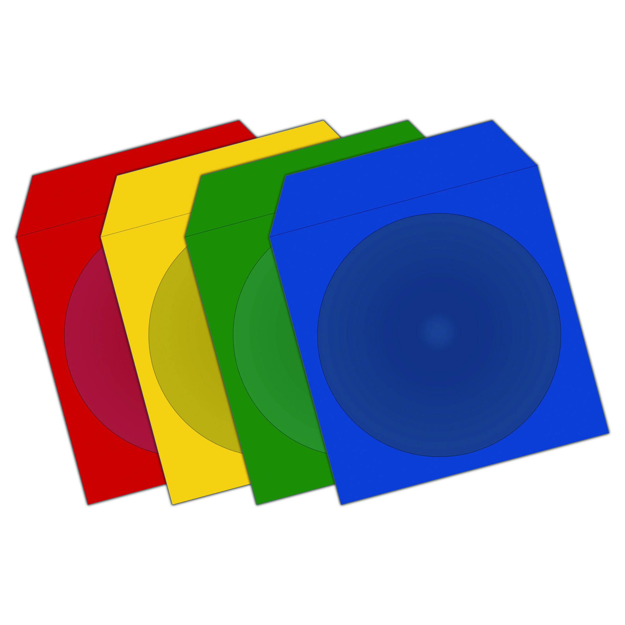 MEDIARANGE CD-paper color-pack - CD-Hülle - Kapazität: 1 CD (Packung mit 100)
