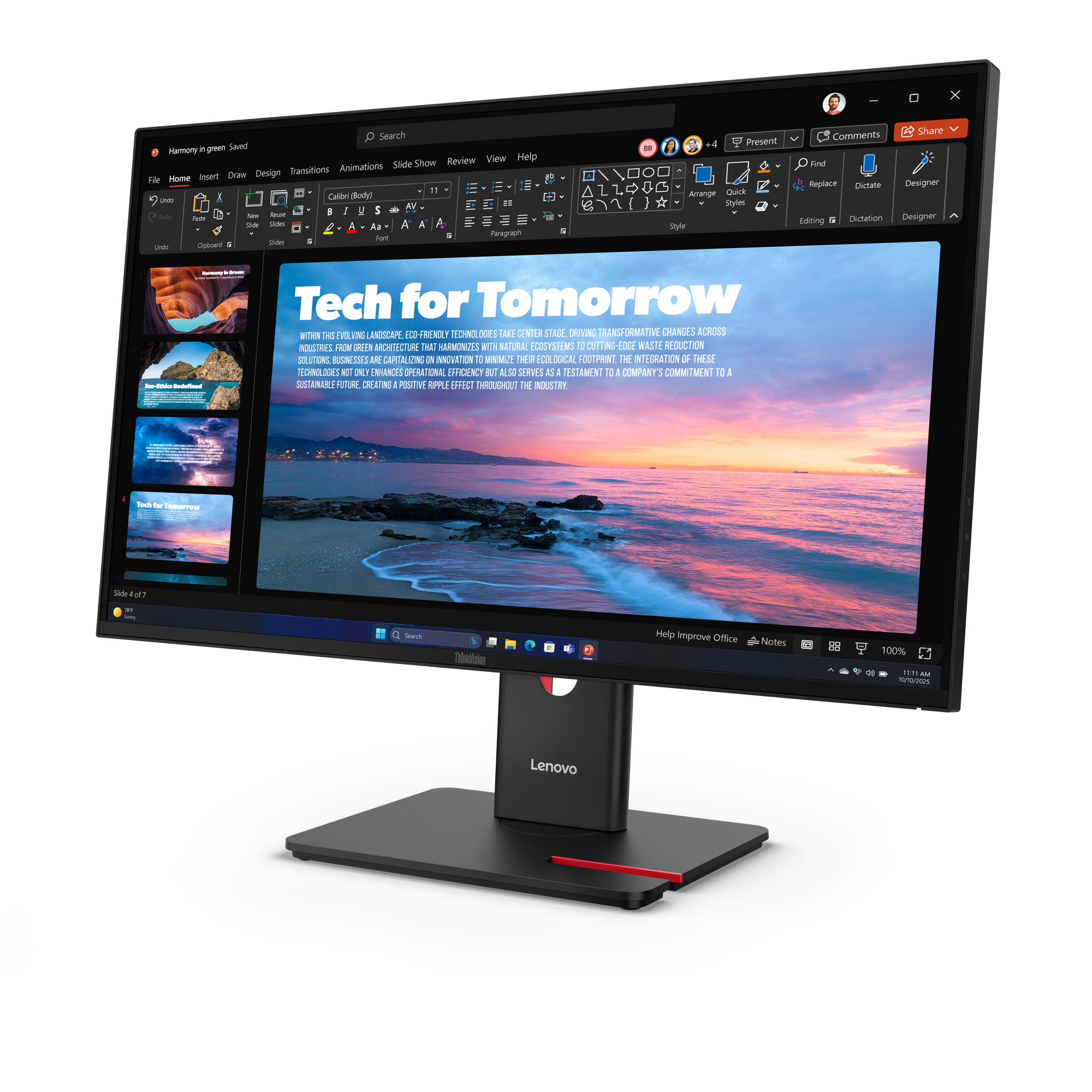 Lenovo ThinkVision T27qd-40 - LED-Monitor - 68.6 cm (27")