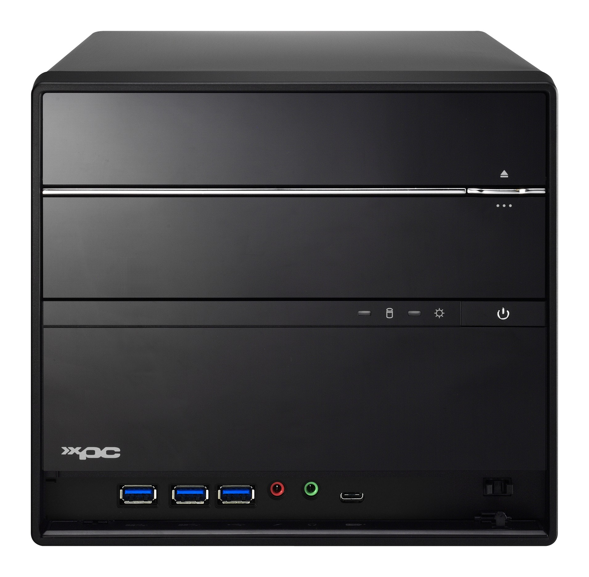 Shuttle XPC cube Barebone SH570R6 - S1200, Intel H570, 1x PCIe X16, 1x PCIe X4, 2x M.2, 2xDP, 1xHDMI