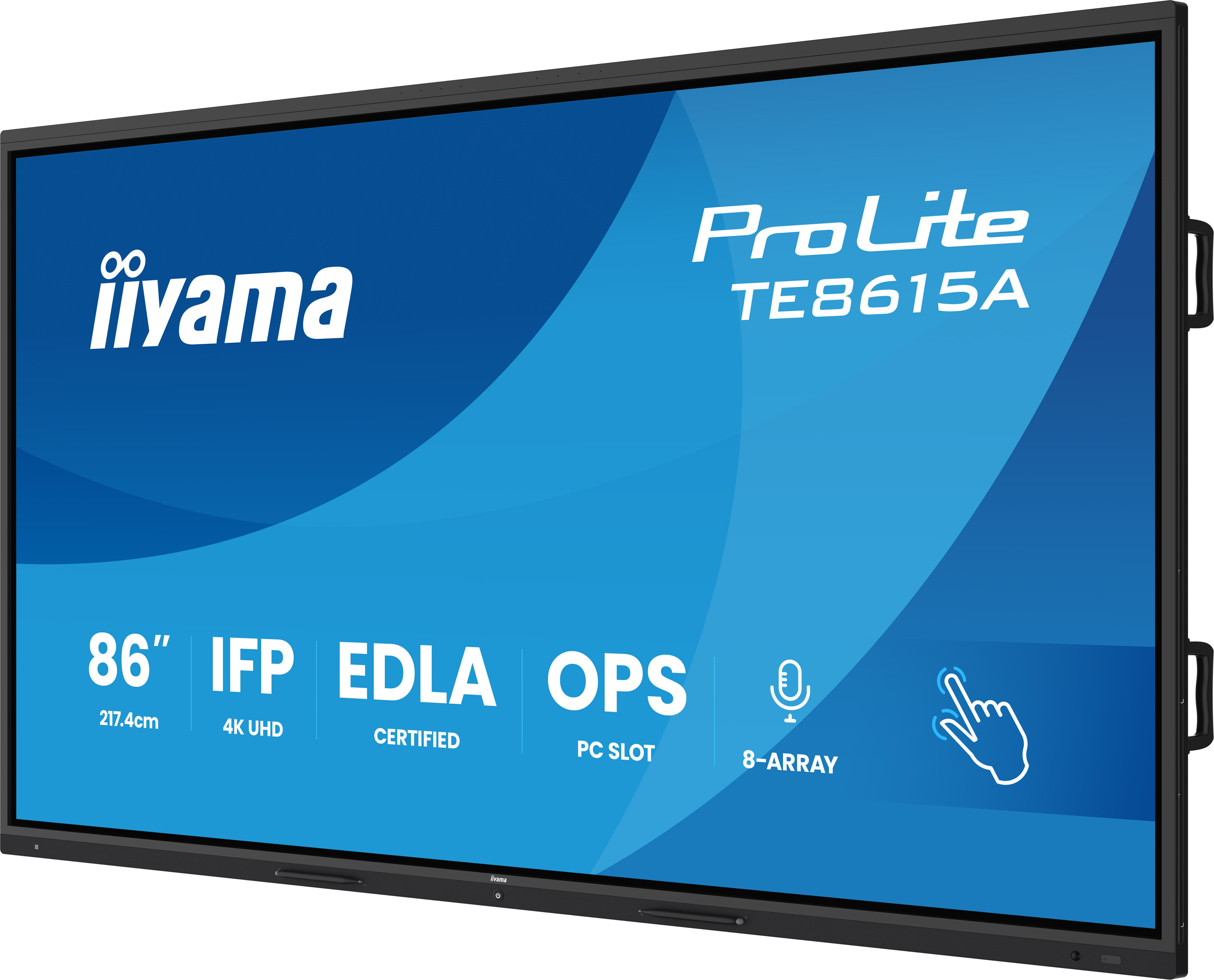 iiyama ProLite TE8615A-B1AG, 85.6" 4K UHD interaktives Display