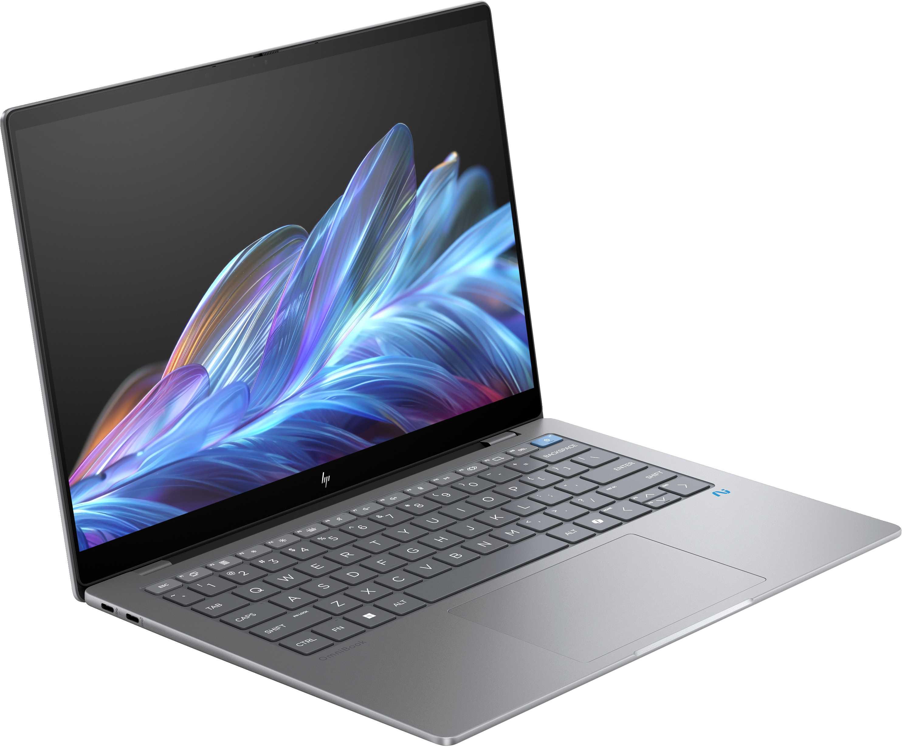 HP OmniBook X Laptop 14-fe0165ng, Qualcomm Snapdragon, 35,6 cm (14"), 2240 x 1400 Pixel, 16 GB, 1 TB