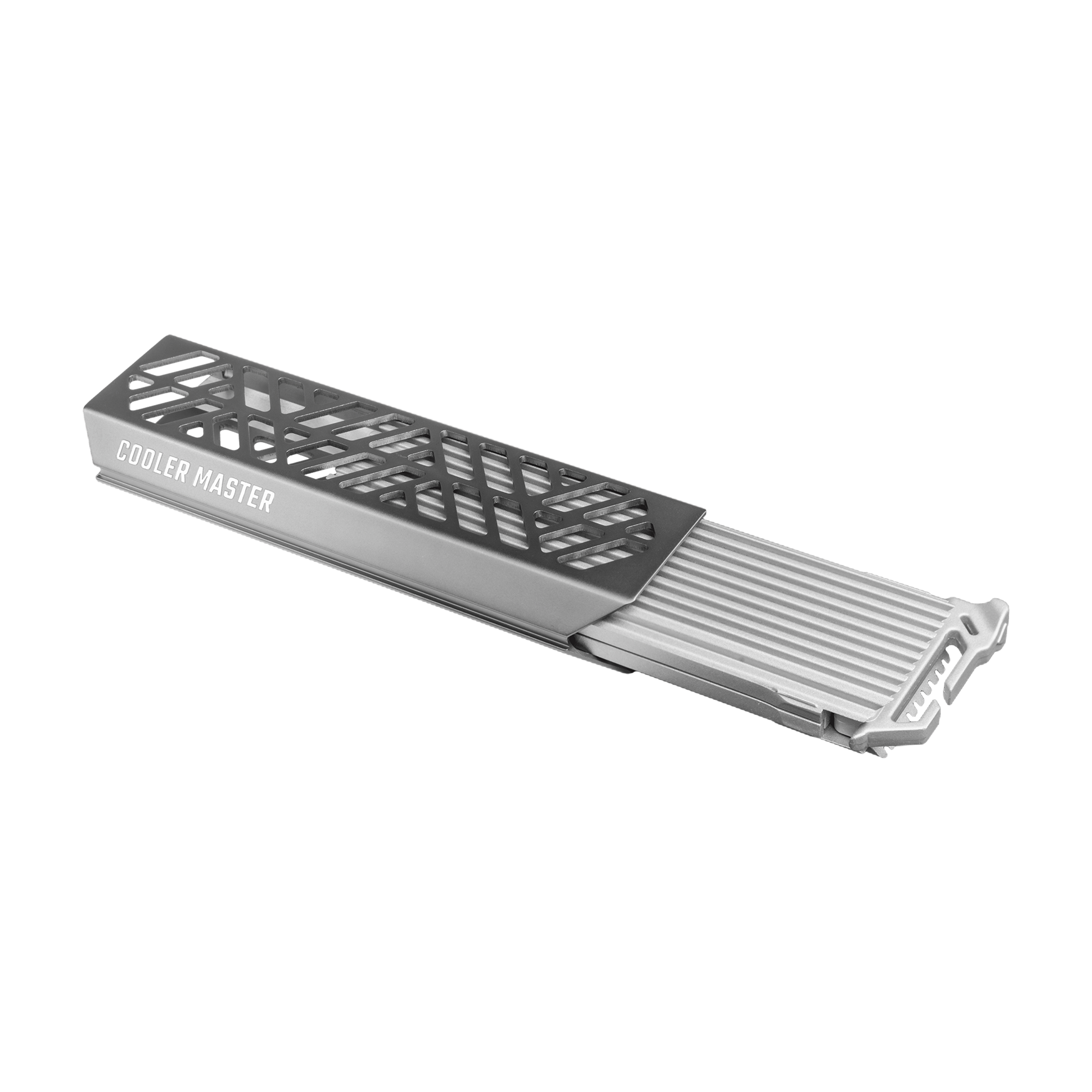 Cooler Master Oracle Air, SSD-Gehäuse, M.2, M.2, 10 Gbit/s, USB Anschluss, Silber