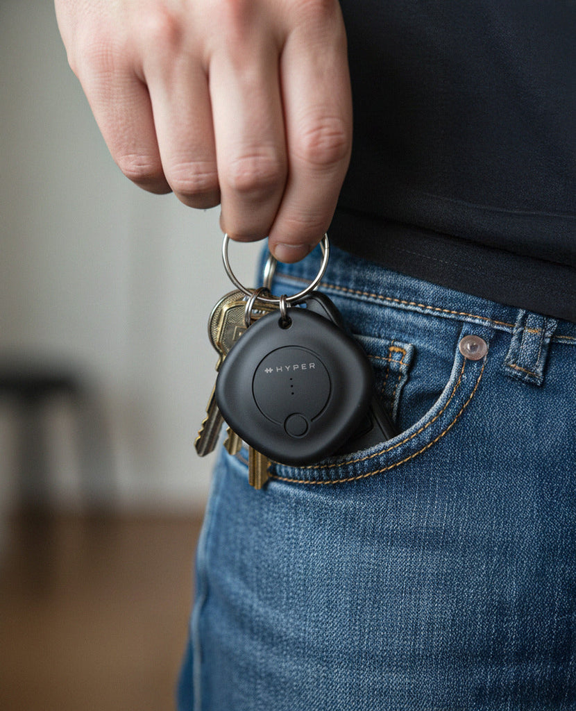 Targus HyperShield, Universal, Finder, Schwarz, 15 m, Find My, Find Hub, CR2032
