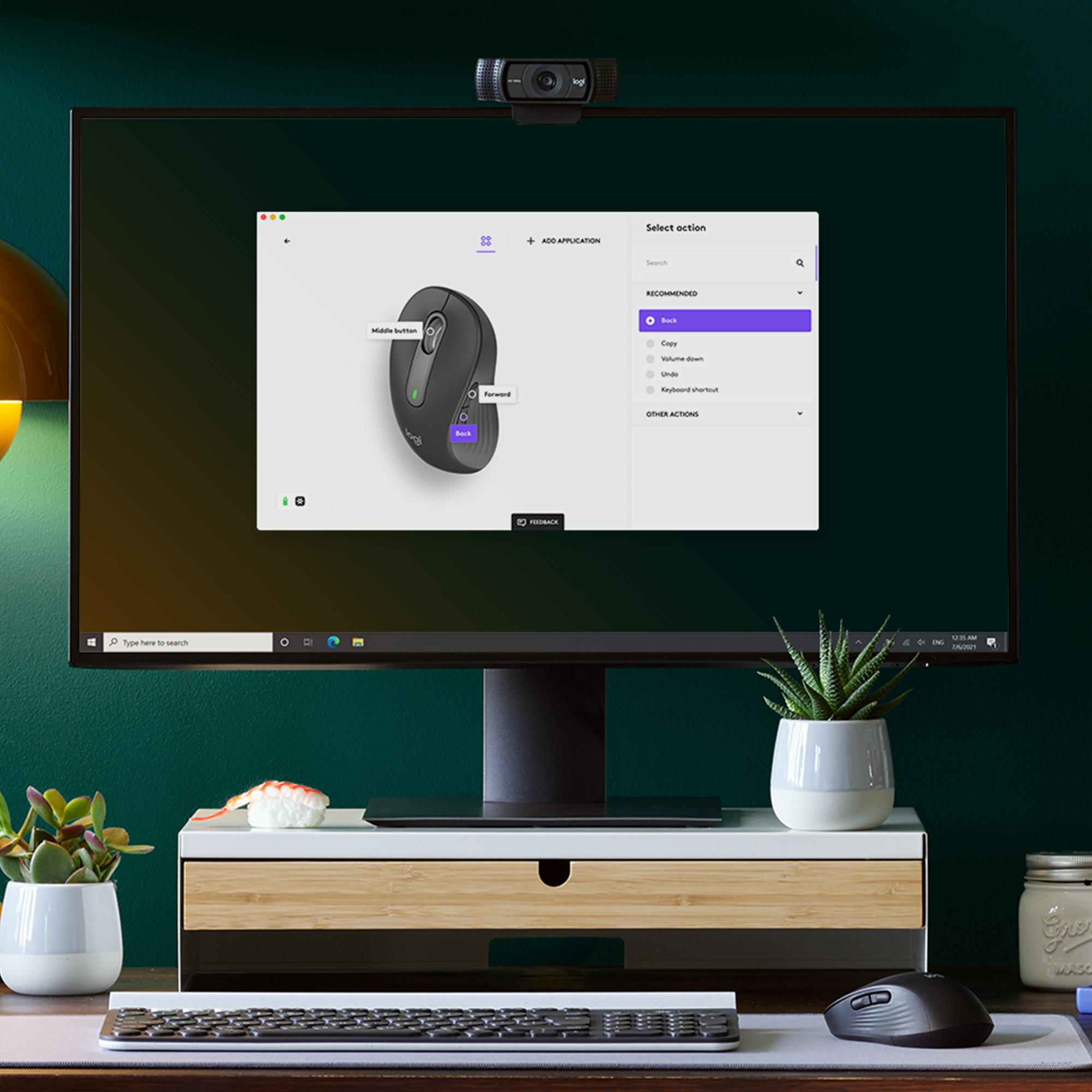 Logitech Signature M650 L LEFT - Maus - große