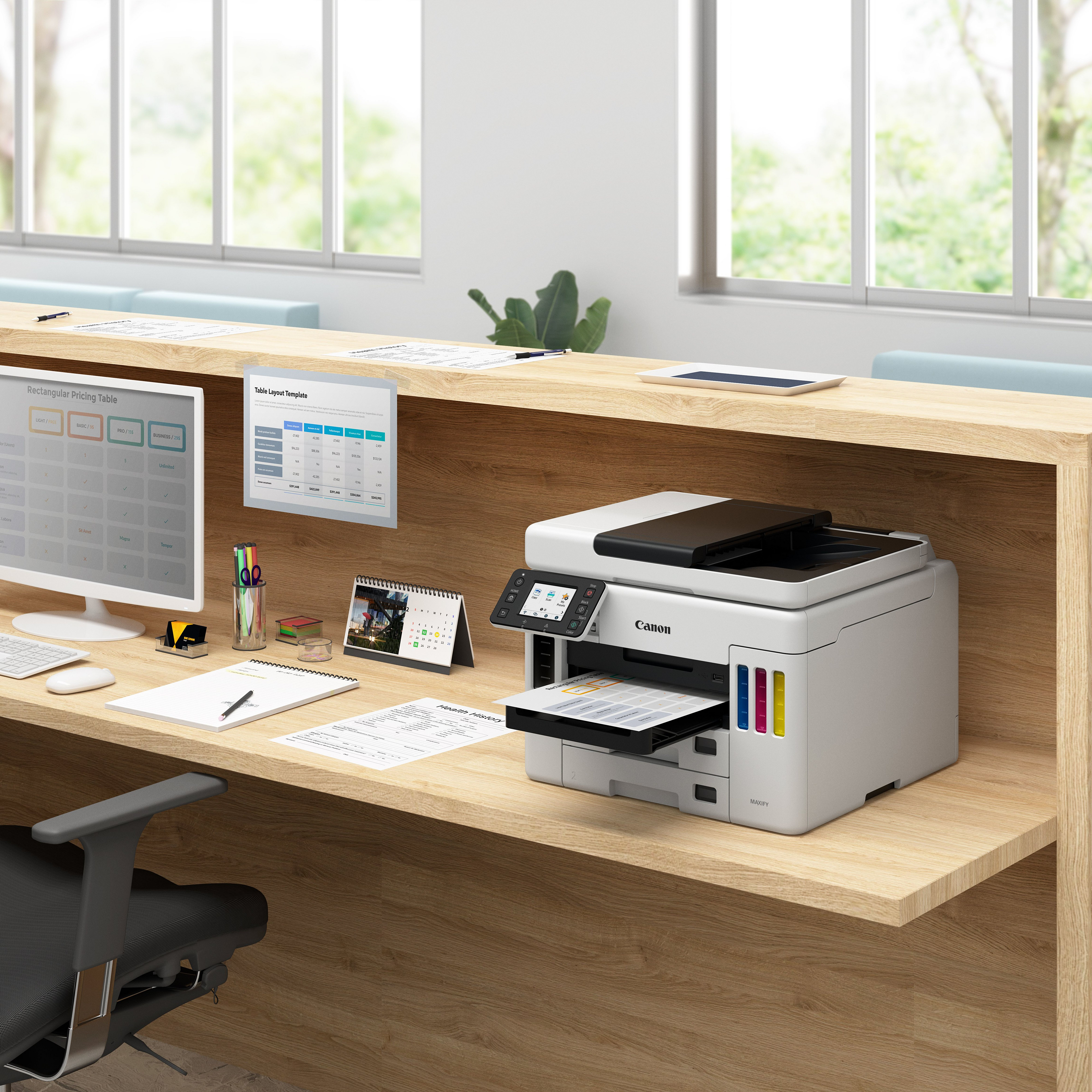 Canon MAXIFY GX7050, Multifunktionsdrucker, Farbe, Tintenstrahl, nachfüllbar