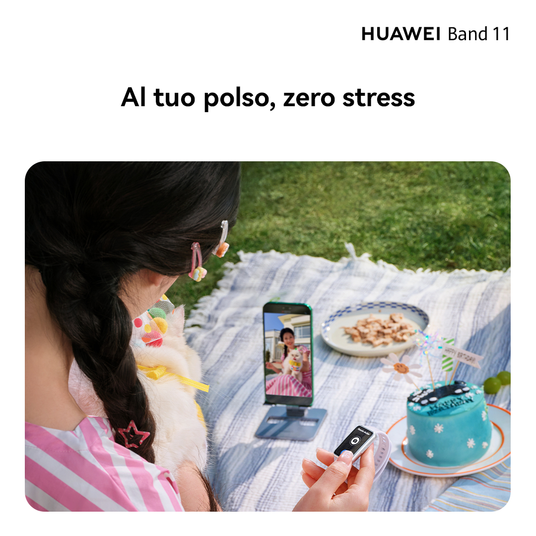 Huawei Band 11 - Polymer - Aktivitätsmesser mit Riemen - Flouroelastomer - Lila - Handgelenkgröße: 1