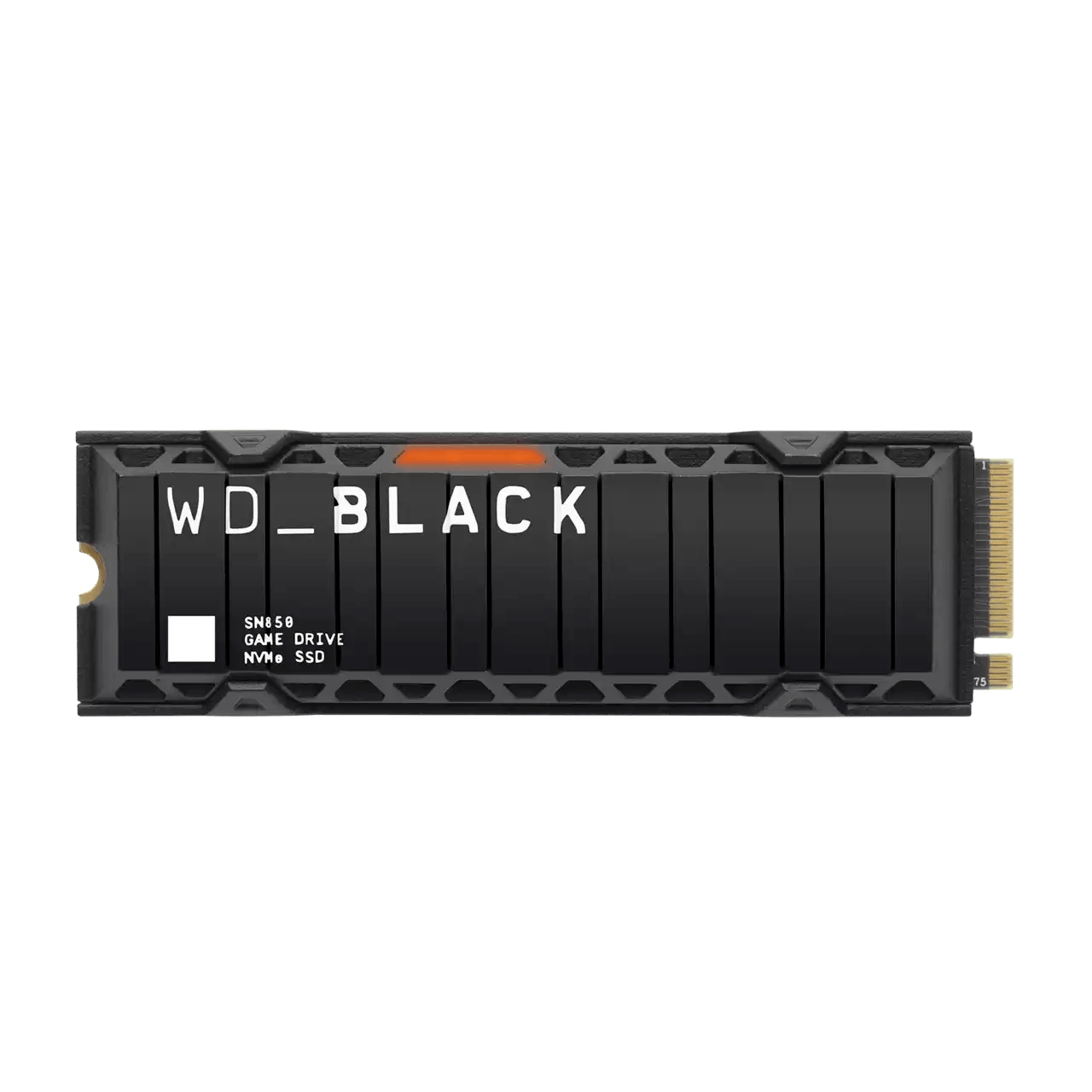 Western Digital WD_BLACK SN850 NVMe SSD 500GB, M.2 2280 / M-Key / PCIe 4.0 x4, Kühlkörper, retail