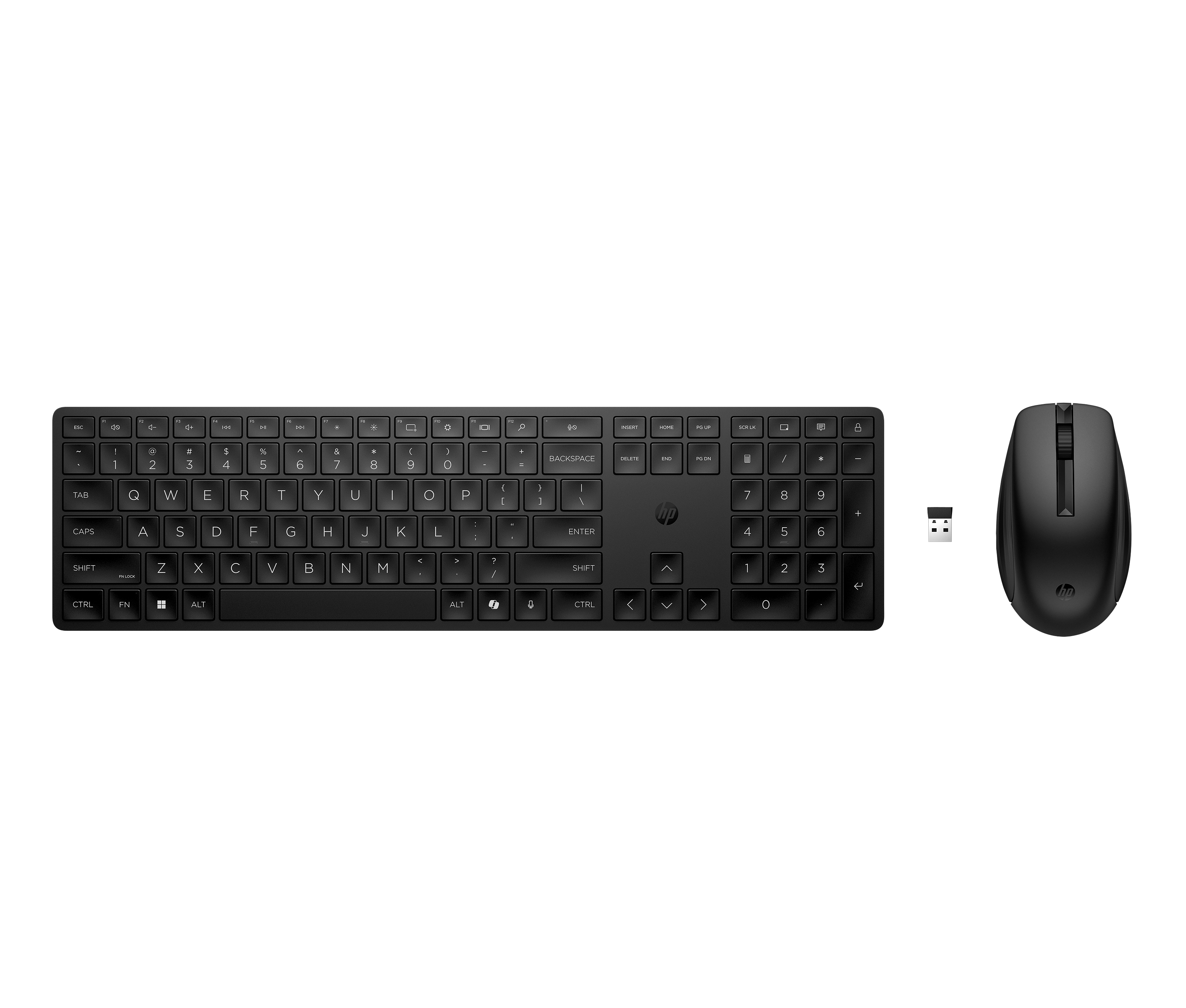 HP 655 - Tastatur-und-Maus-Set - 100% - full