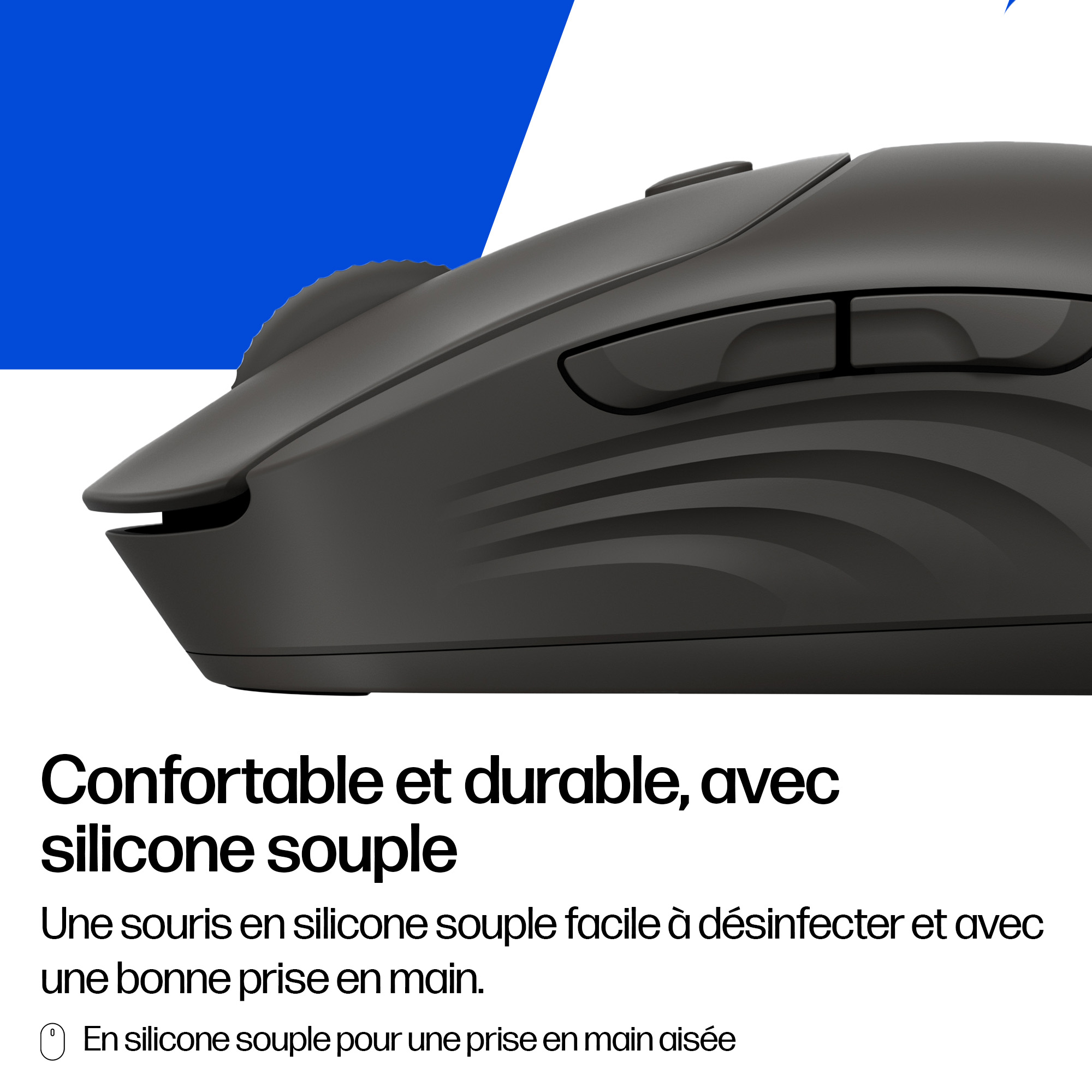 HP 405 - Maus - leise - rechts- und linkshändig - optisch - 5 Tasten - kabellos - Bluetooth 5.2, 2.4