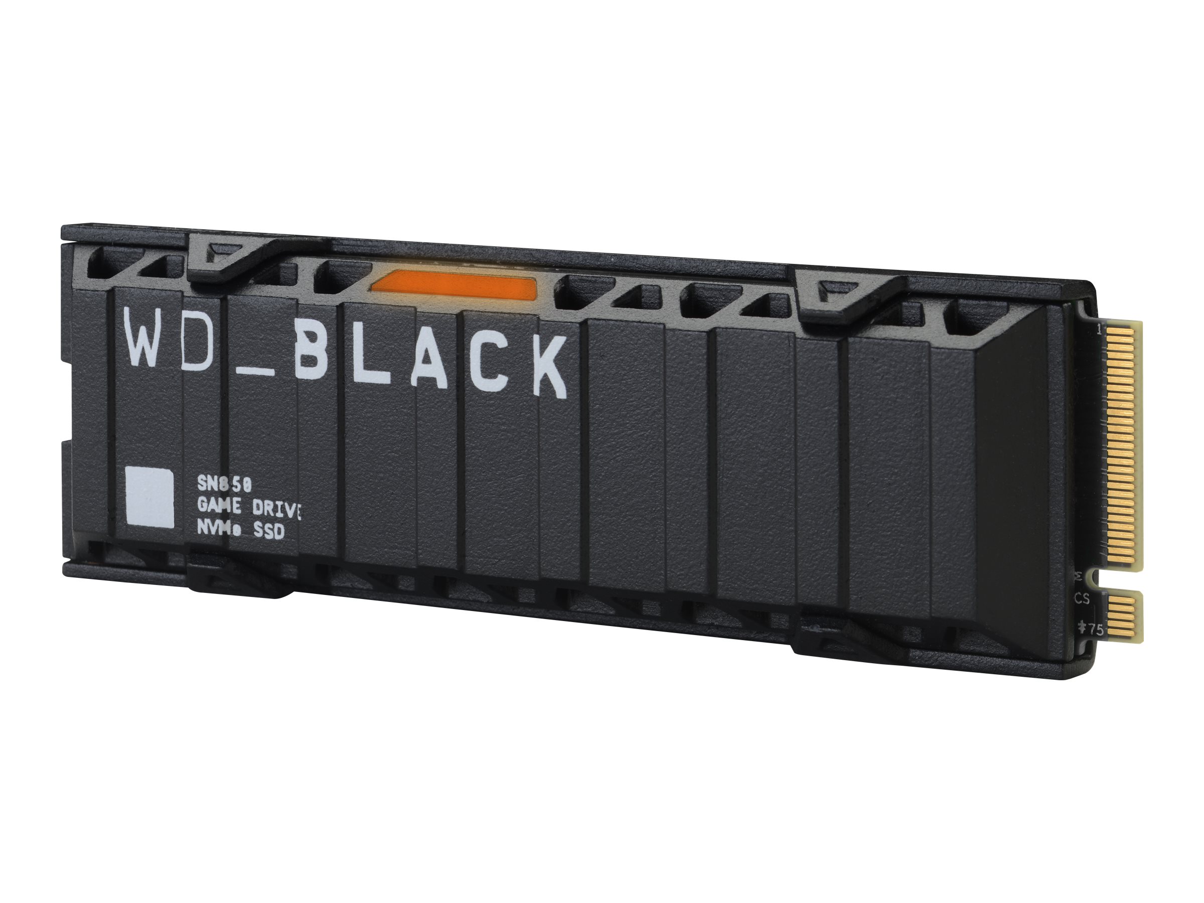 Western Digital WD_BLACK SN850 NVMe SSD 500GB, M.2 2280 / M-Key / PCIe 4.0 x4, Kühlkörper, retail