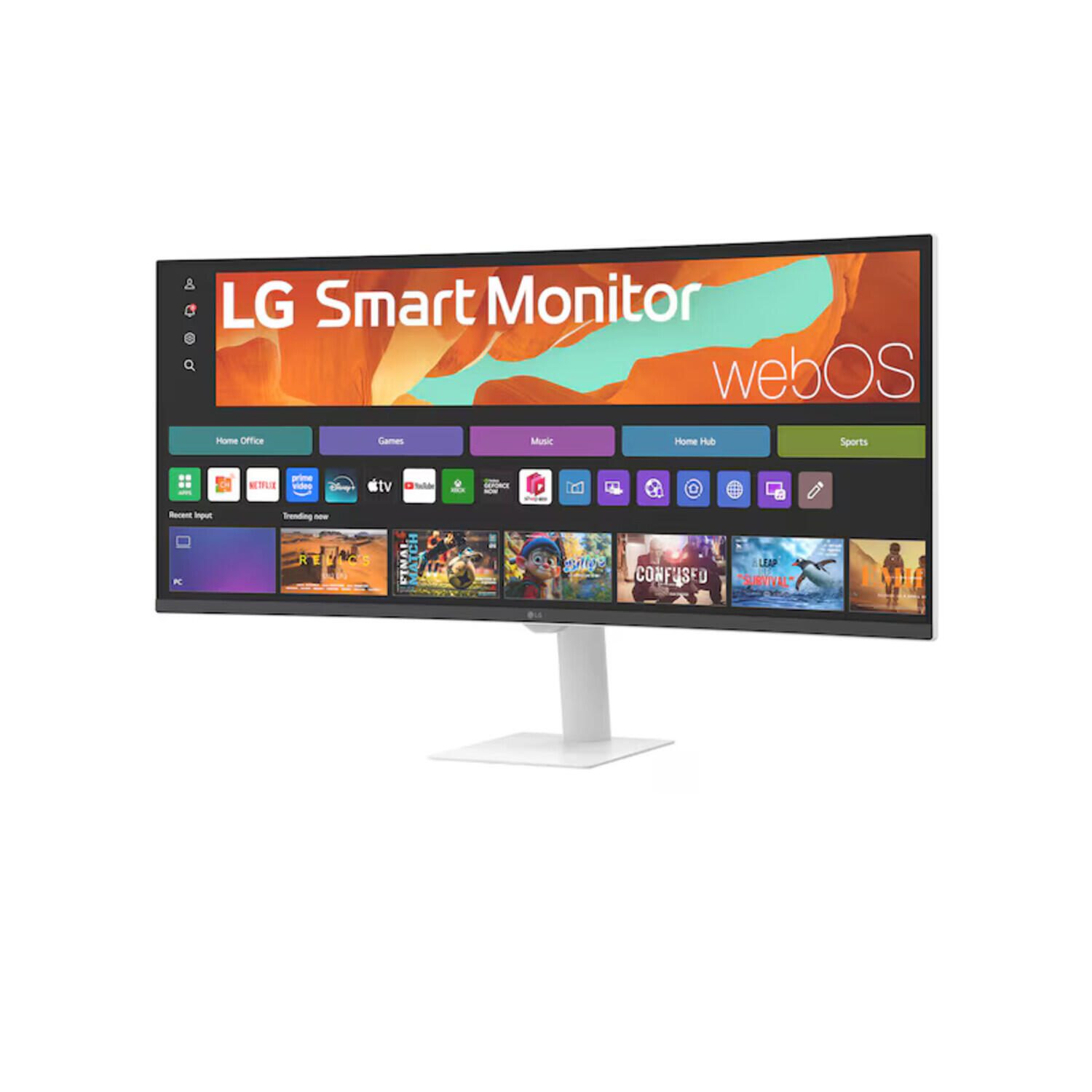 LG 34U601SA-W - LED-Monitor - Smart - gebogen - 86.42 cm (34")