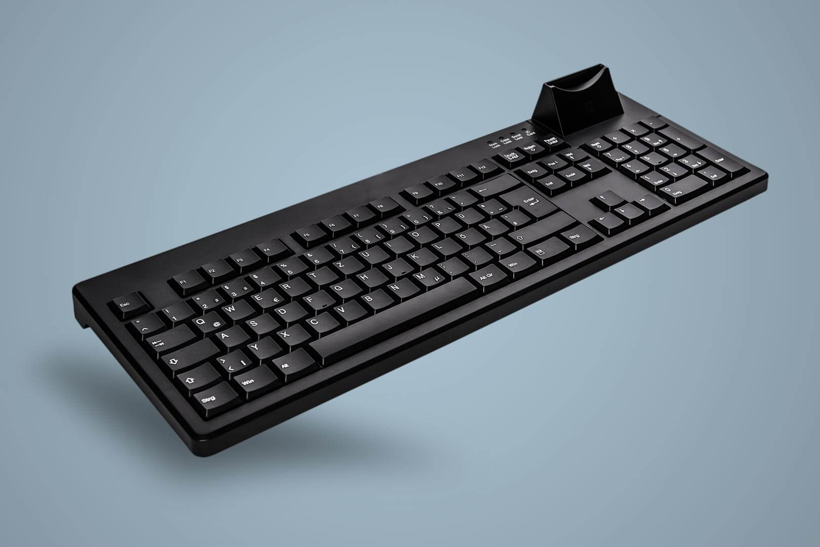 Cherry Active Key AK-8200S, Kabelgebunden, USB, QWERTZ, Schwarz
