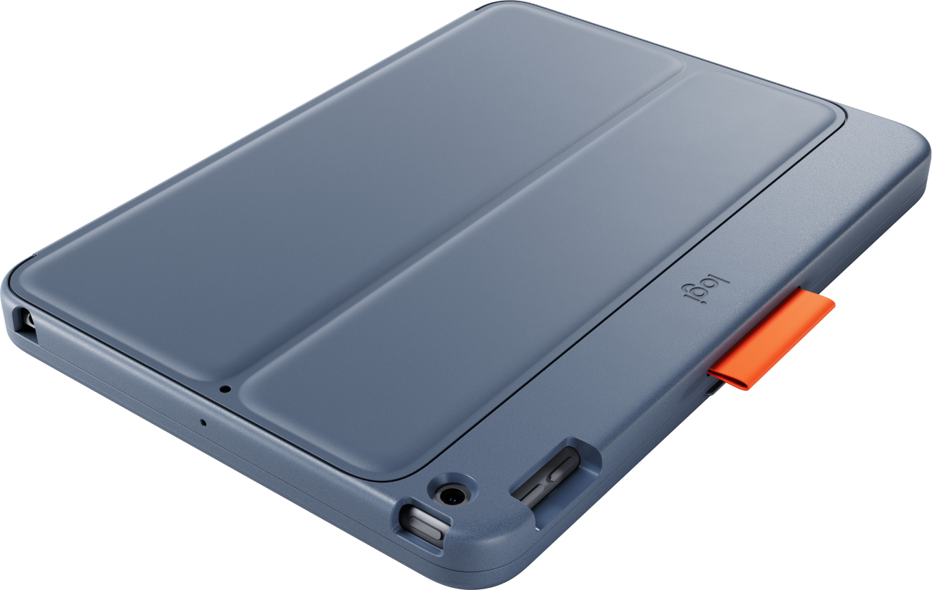 Logitech Rugged Lite - Tastatur und Foliohülle - kabellos - Bluetooth LE - für Apple 10.2-inch iPad