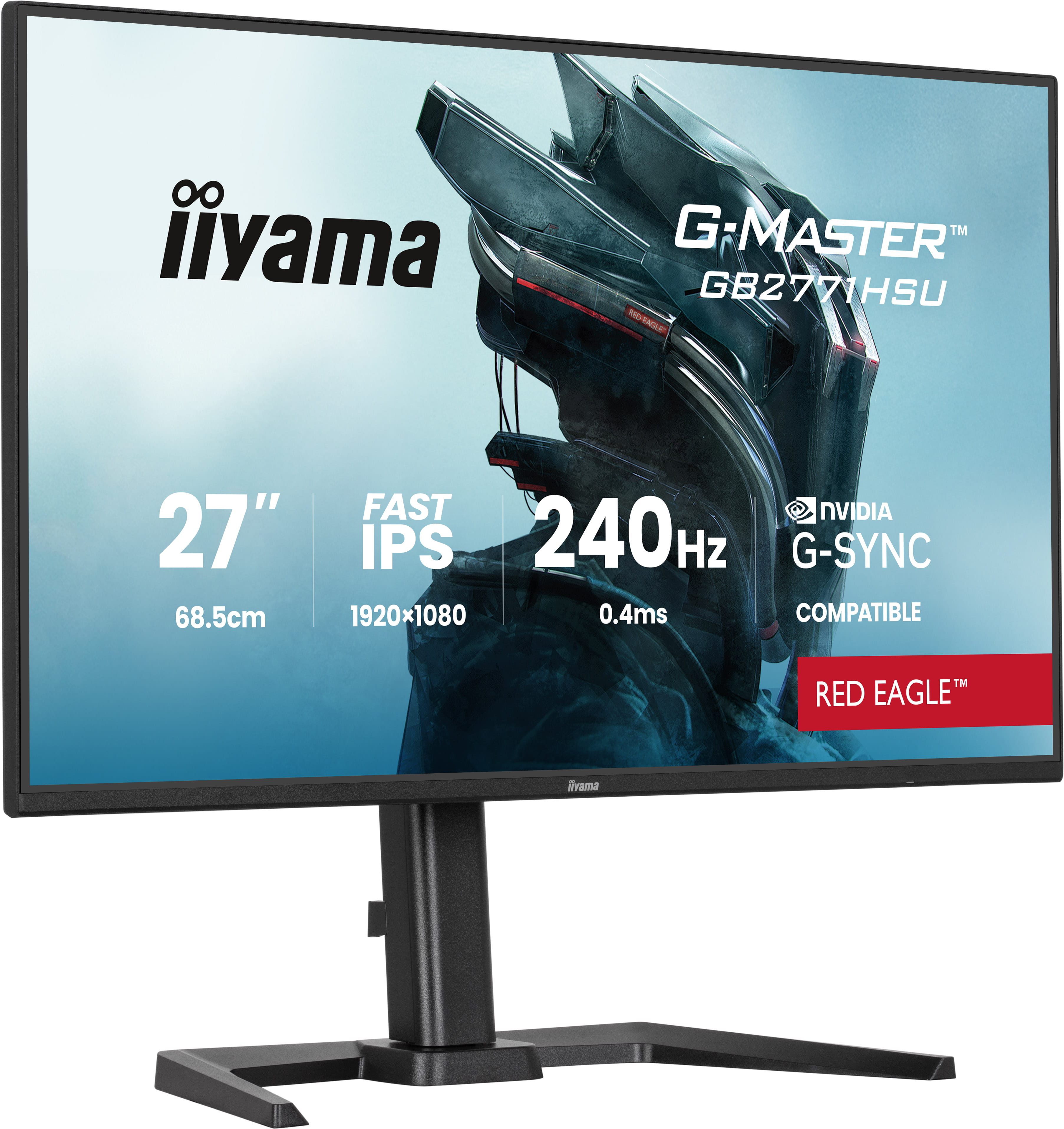 B-WARE - Iiyama G-MASTER Red Eagle GB2771HSU-B1 - LED-Monitor - Gaming - 68.6 cm (27")