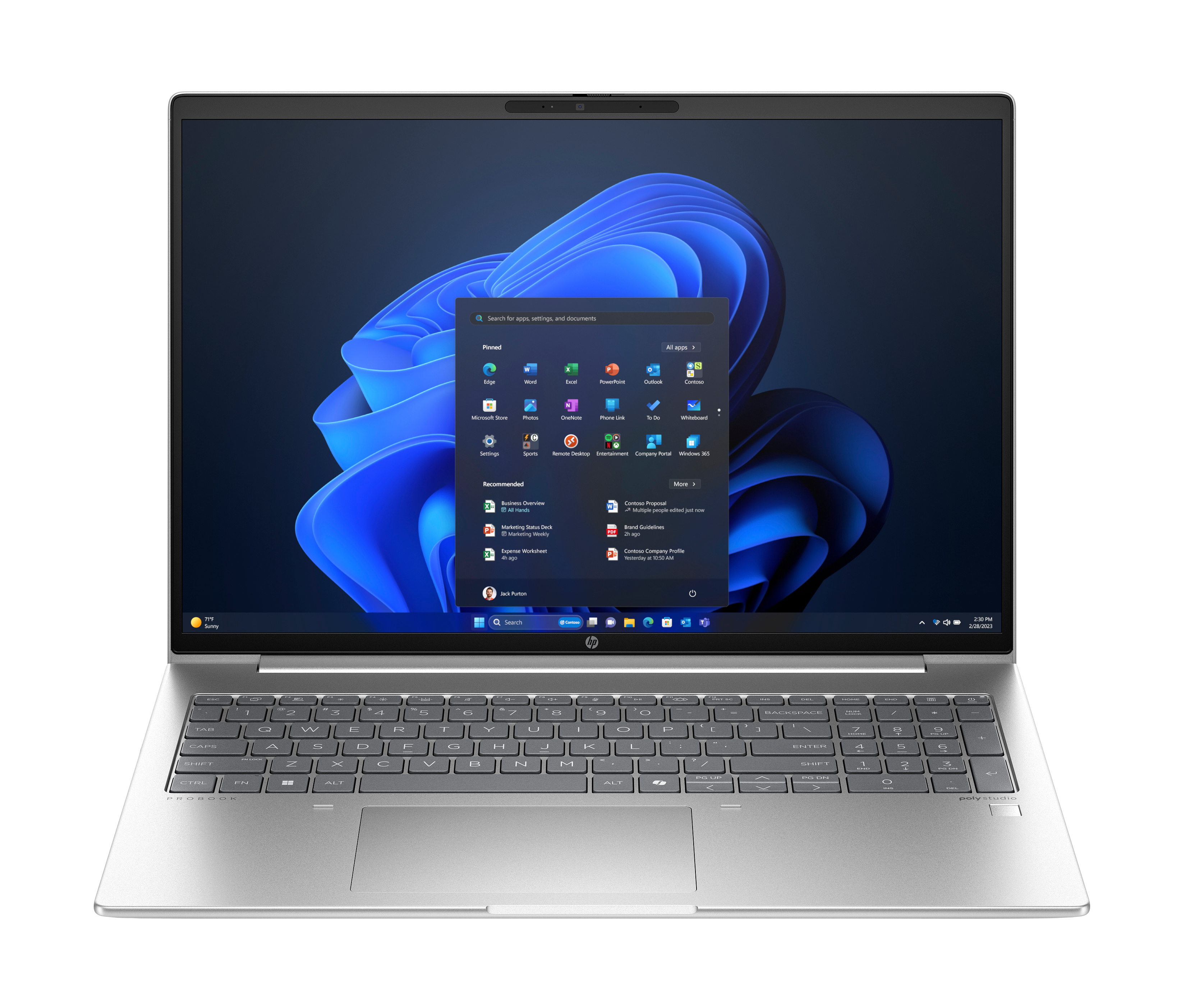 HP ProBook 460 G11, 16" WUXGA, Core Ultra 7 155H, 16GB RAM, 512GB SSD, Win11 Pro B2MK6ES#ABD