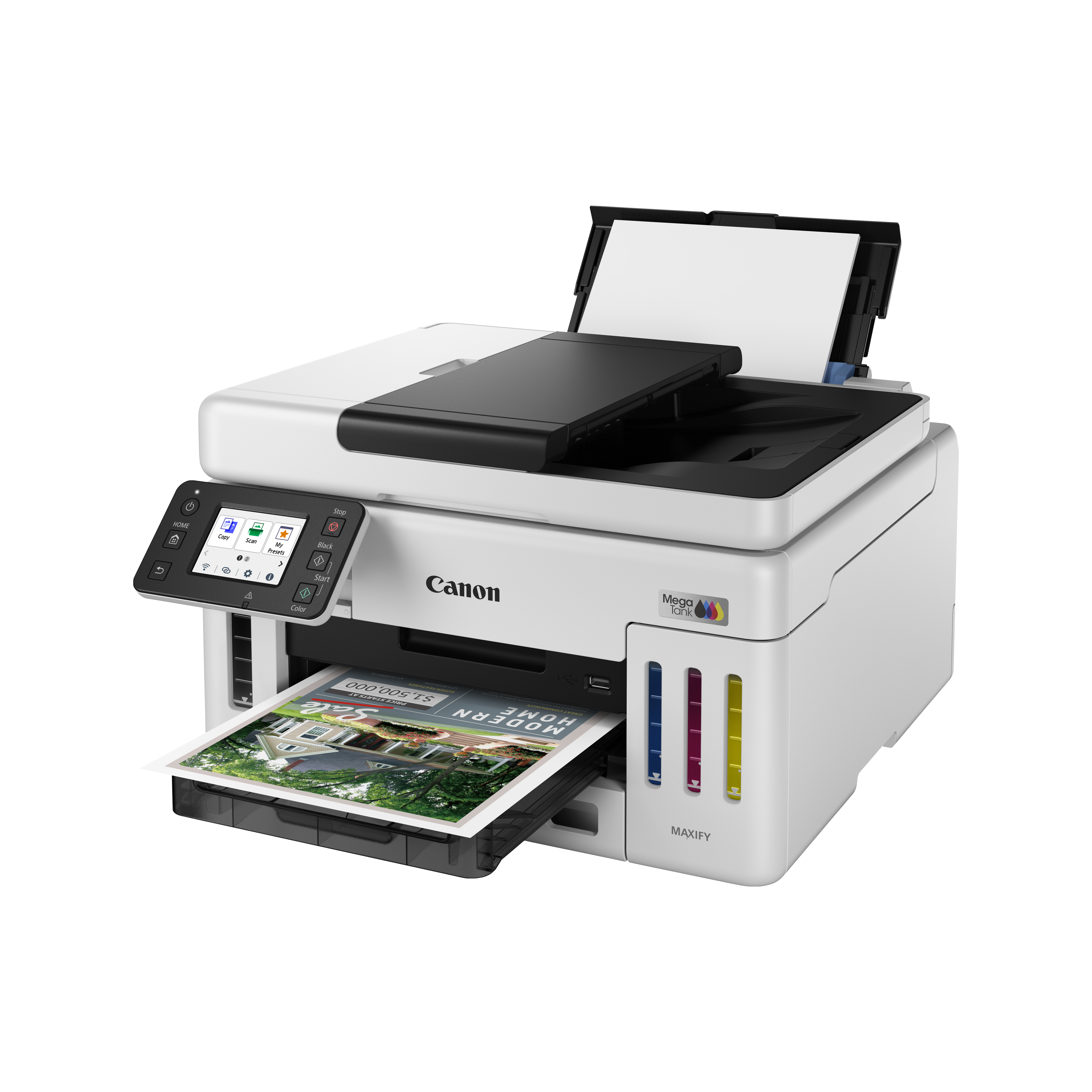 Canon MAXIFY GX6150 MegaTank - Multifunktionsdrucker - Farbe - Tintenstrahl - CISS - Legal (216 x 35