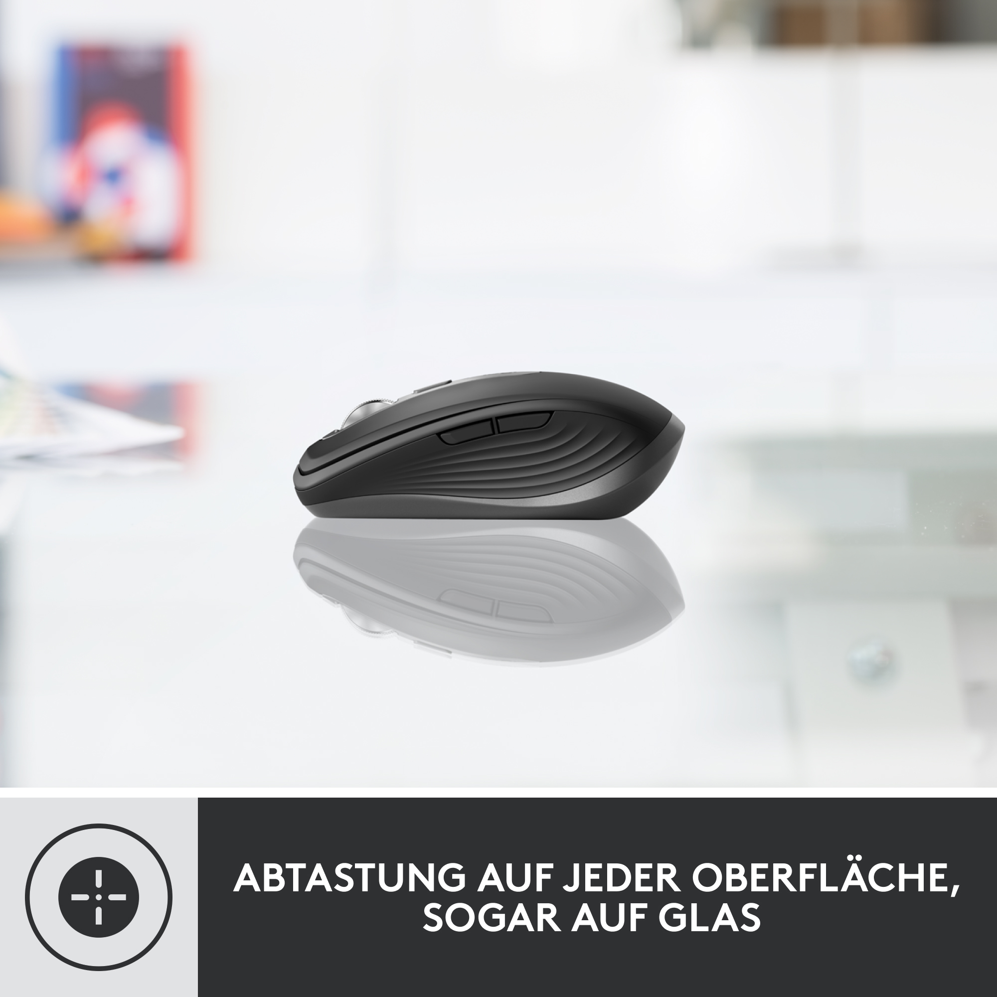 Logitech MX Anywhere 3 for Business, rechts, Laser, RF Wireless + Bluetooth, 4000 DPI, Graphit