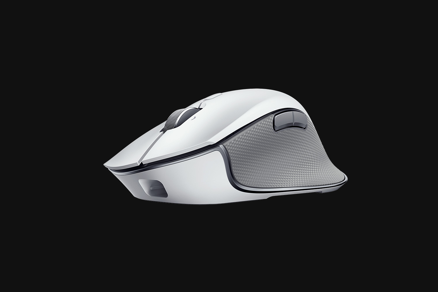 Razer Pro Click, rechts, Optisch, RF Wireless + Bluetooth, 16000 DPI, Grau, Weiß