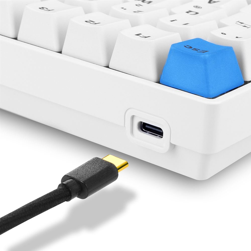 Sharkoon SKILLER SGK50 S3 - Tastatur - 75% - Hintergrundbeleuchtung - USB - QWERTZ - Deutsch - Taste
