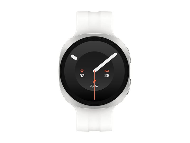 Samsung Galaxy Watch9 - 40 mm - Cream - intelligente Uhr mit Sportband - Cream - Bandgröße: S/M - An