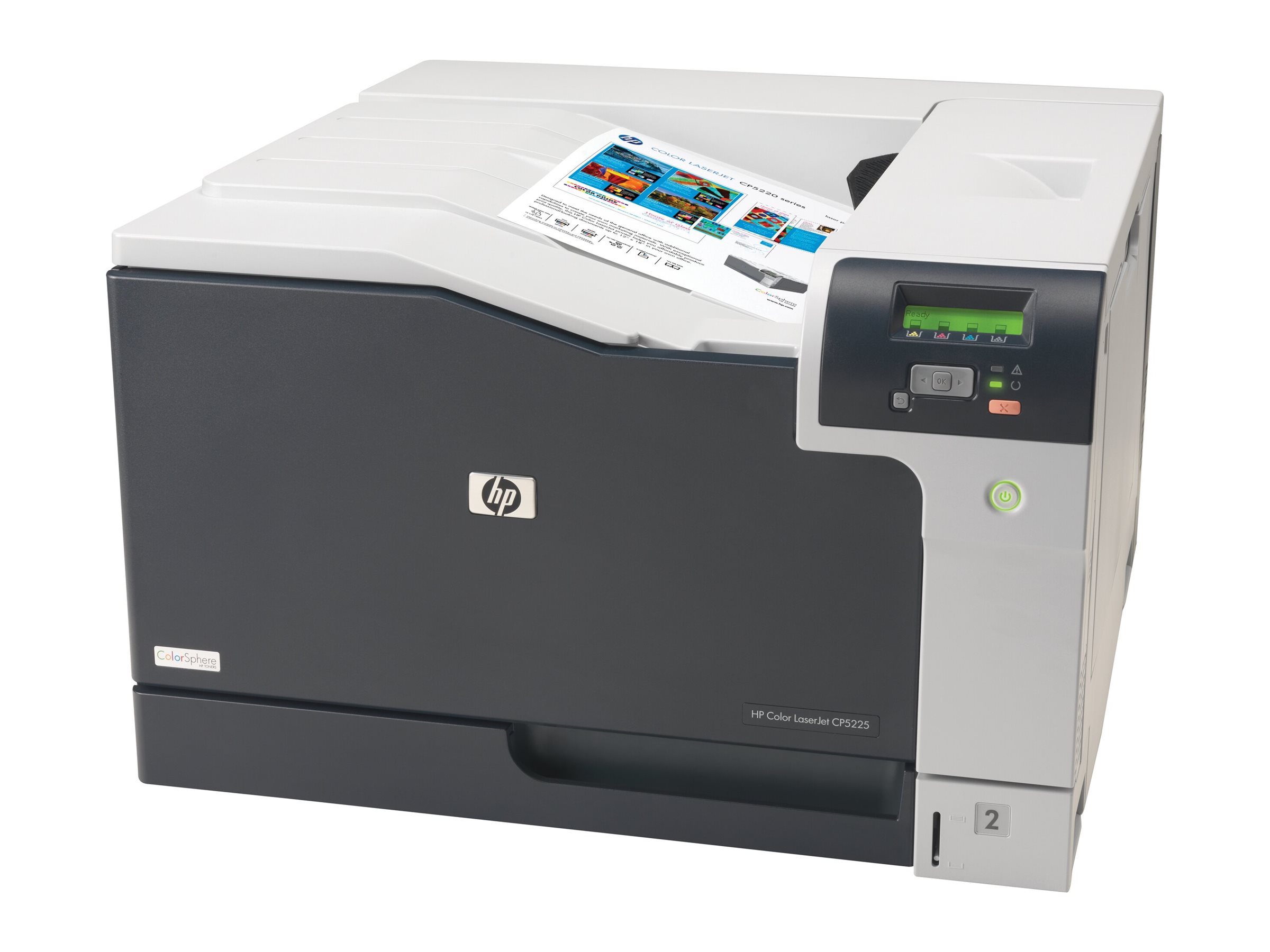 HP Color LaserJet Professional CP5225n - Drucker - Farbe - Laser - A3 - 600 x 600 dpi - bis zu 20 Se