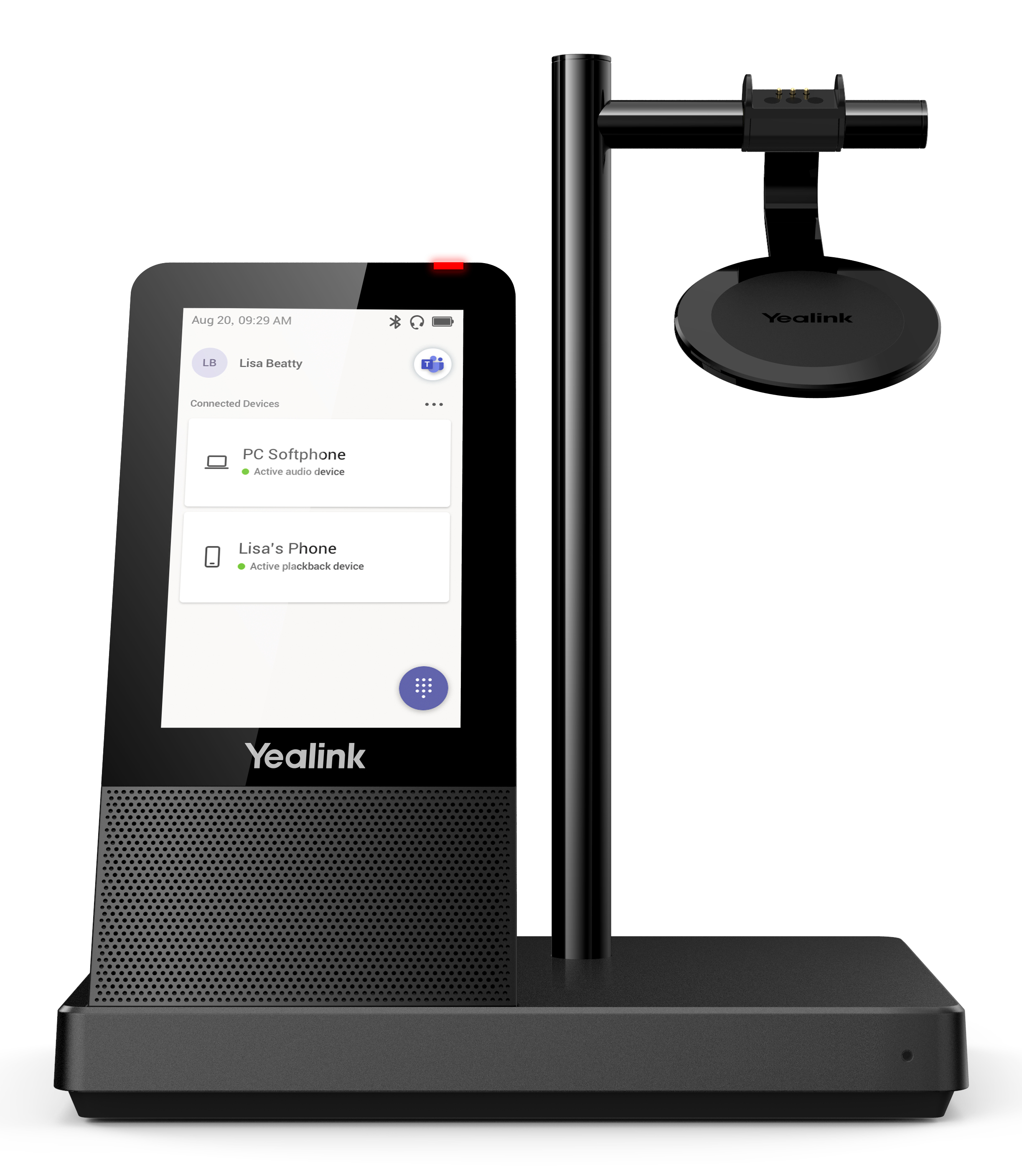 Yealink WH66 Dual Teams, Kabellos, Büro/Callcenter, 20 - 20000 Hz, 127 g, Persönliches Audio-Konfere