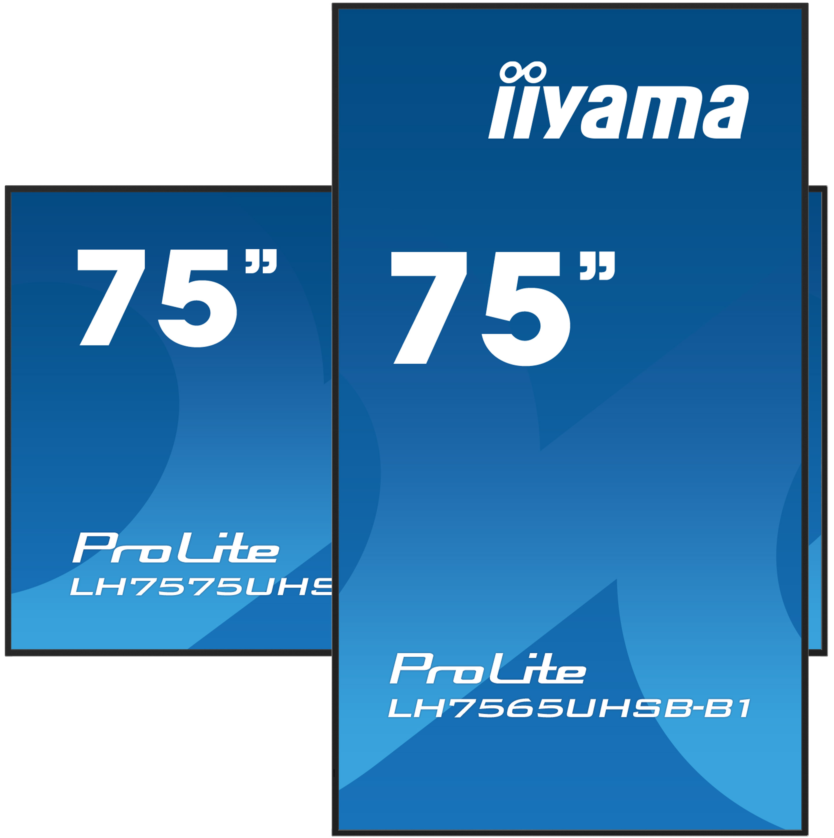 Iiyama LH7565UHSB-B1, Kiosk-Design, 189,2 cm (74.5"), LED, 3840 x 2160 Pixel, WLAN, 24/7