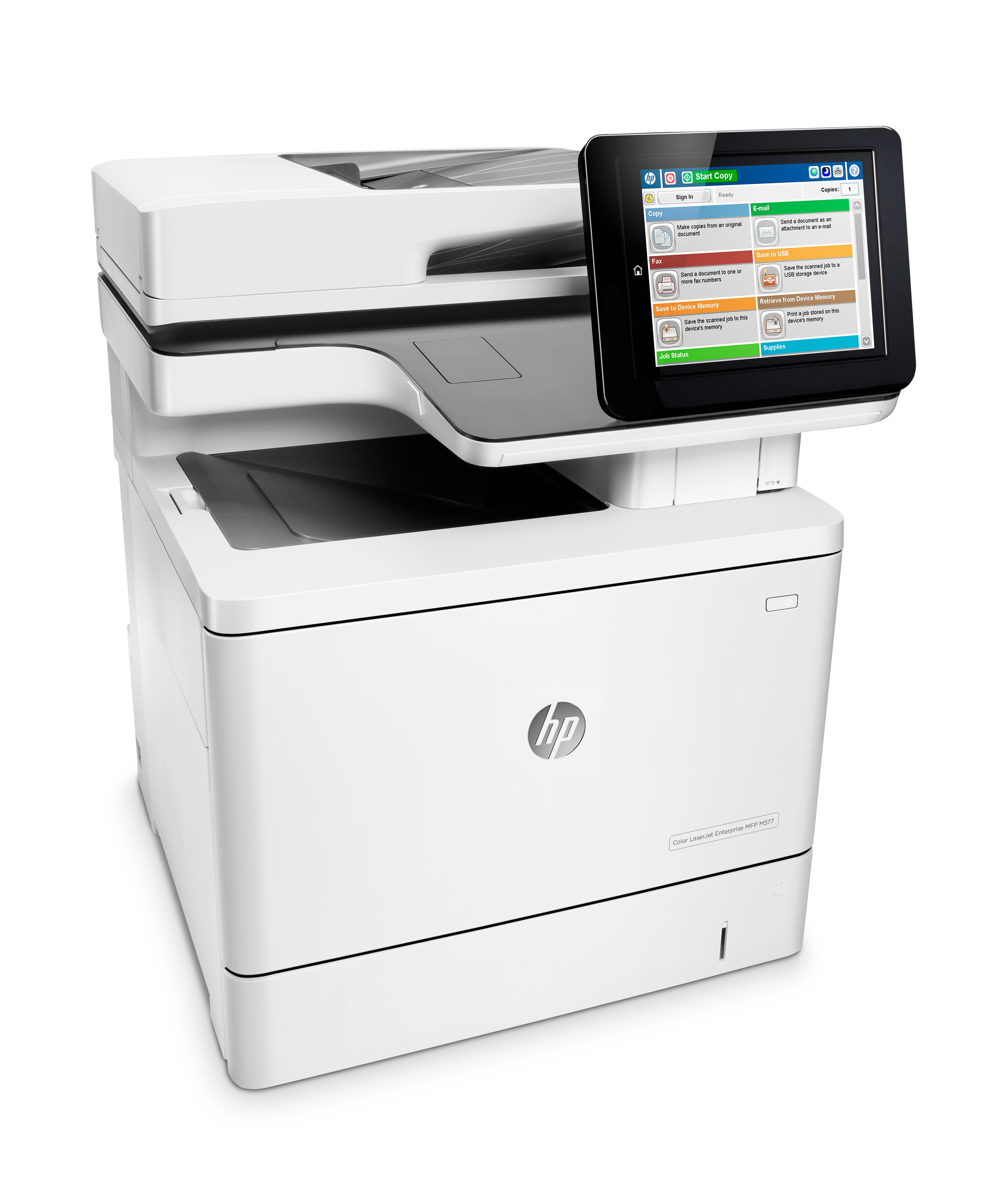 HP Color LaserJet Enterprise M577f MFP, Farbe, Drucker für Kleine &amp; mittelständische Unternehmen
