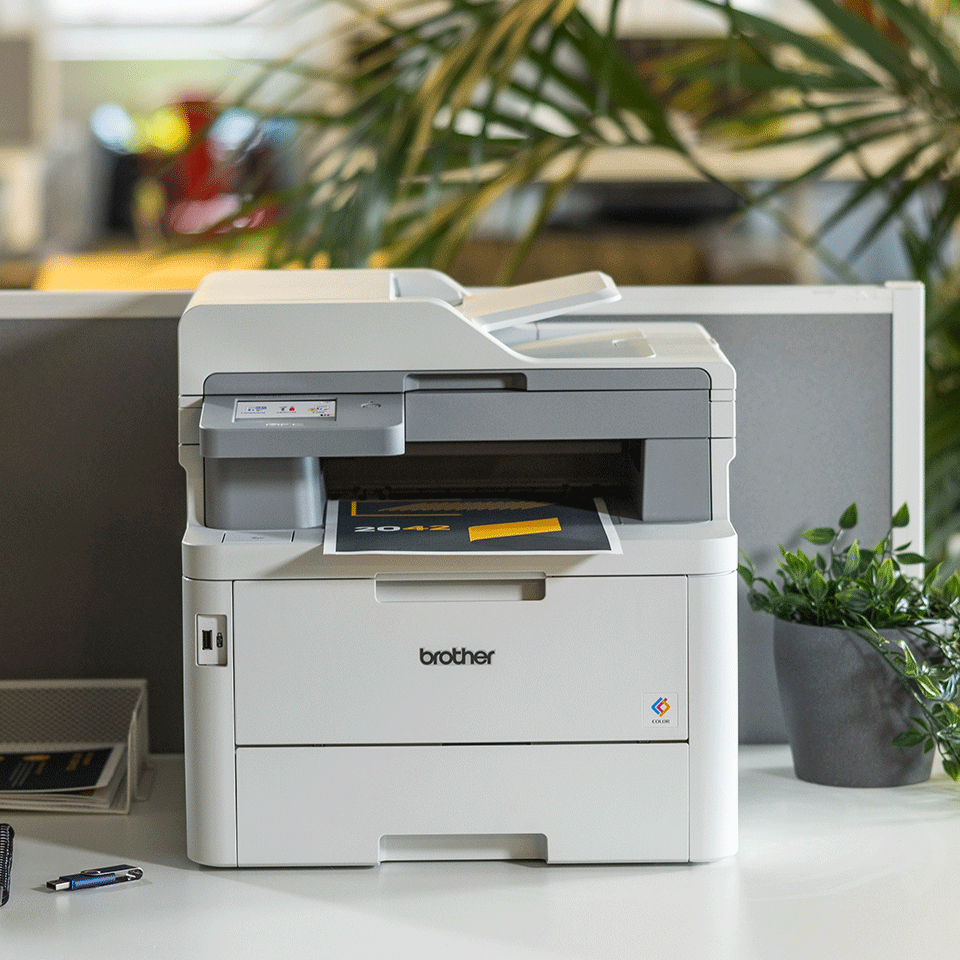 Brother MFC-L8390CDW, LED, Farbdruck, Farbkopieren, Direktdruck, Weiß