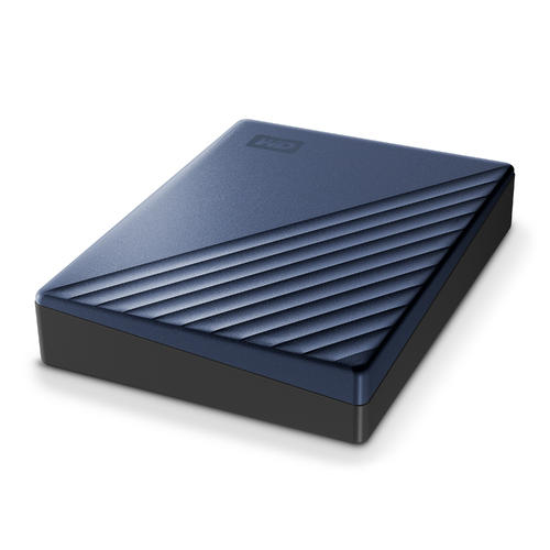 Western Digital WD My Passport Ultra blau 4TB, USB-C 3.0