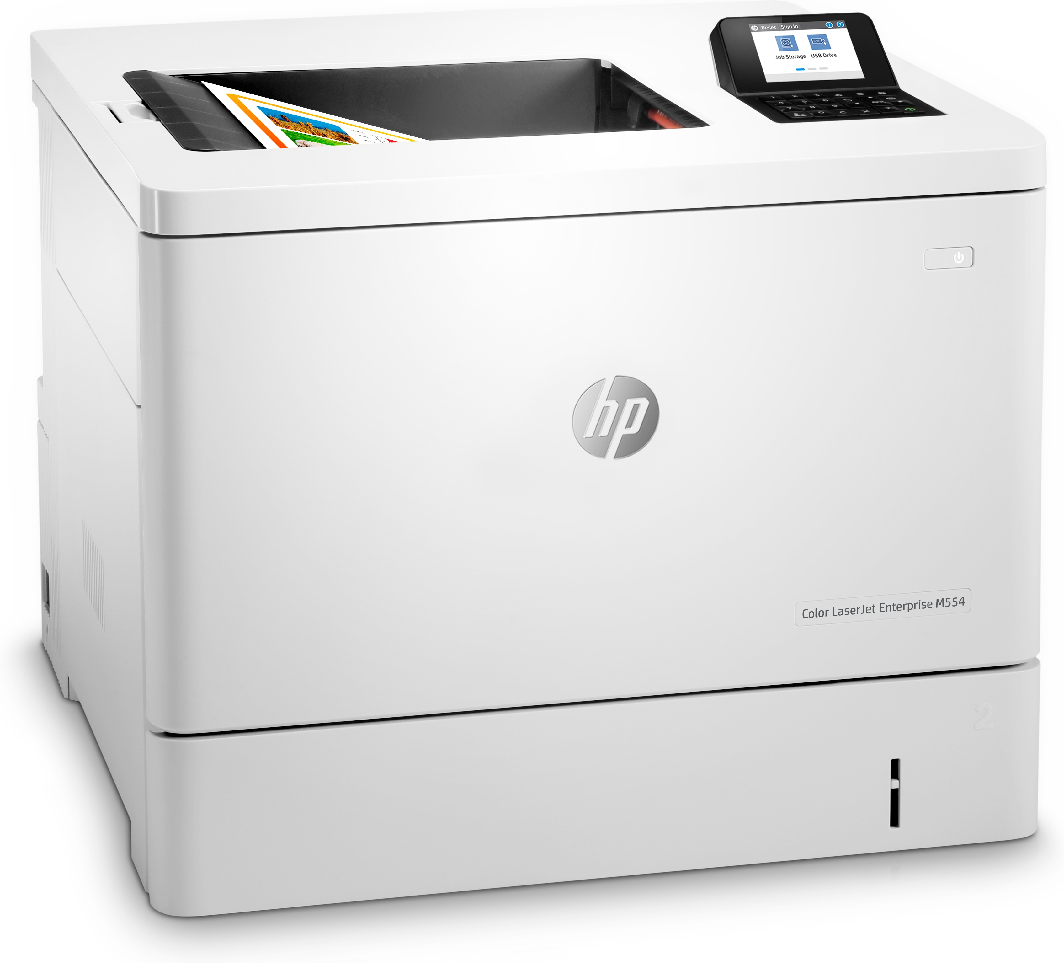 HP LaserJet Enterprise M554dn - Drucker - Farbe - Duplex - Laser - A4/Legal - 1200 x 1200 dpi - bis