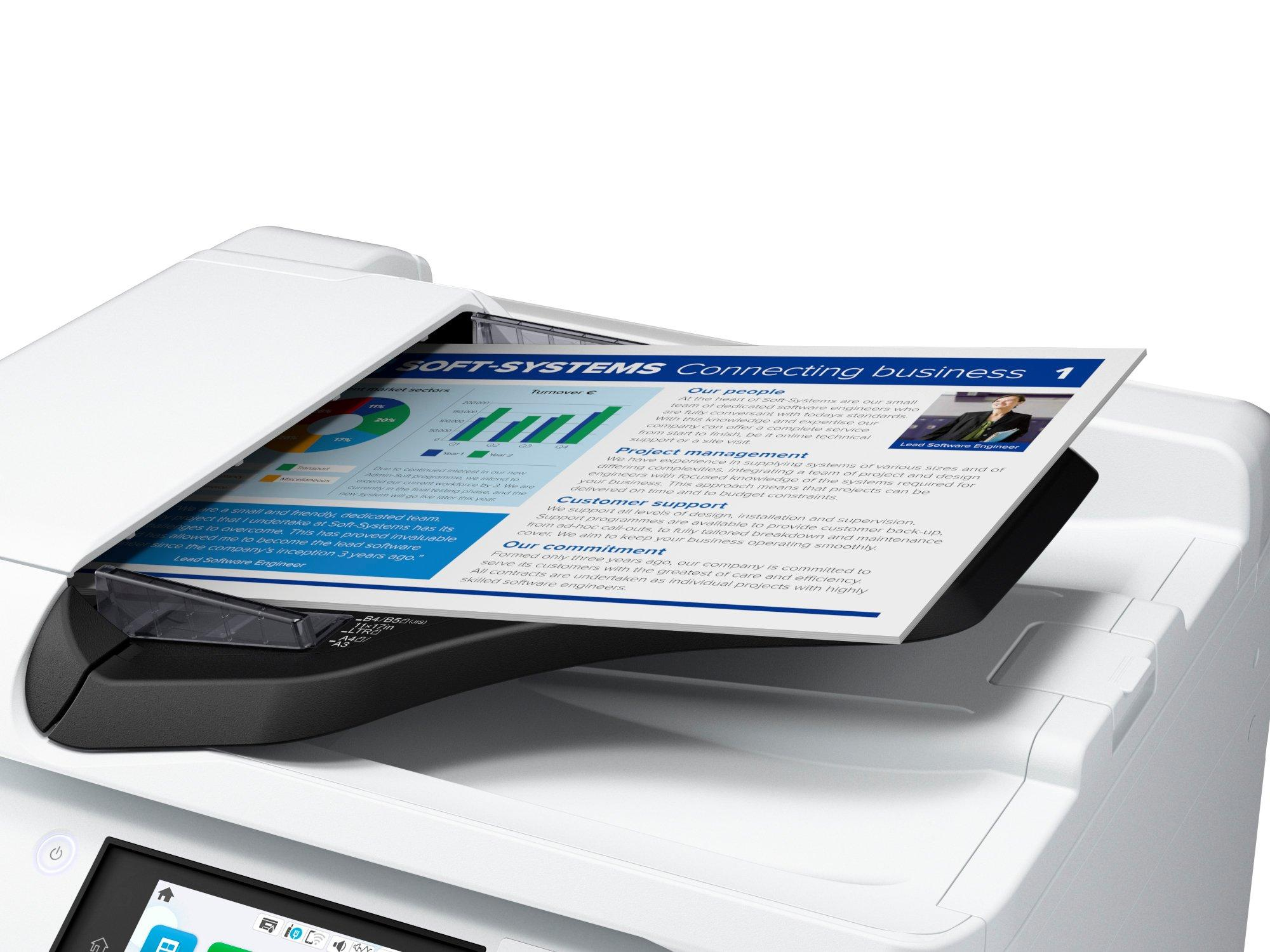 Epson WorkForce Pro EM-C8100RDWF - Multifunktionsdrucker - Farbe - Tintenstrahl - A3 (Medien)