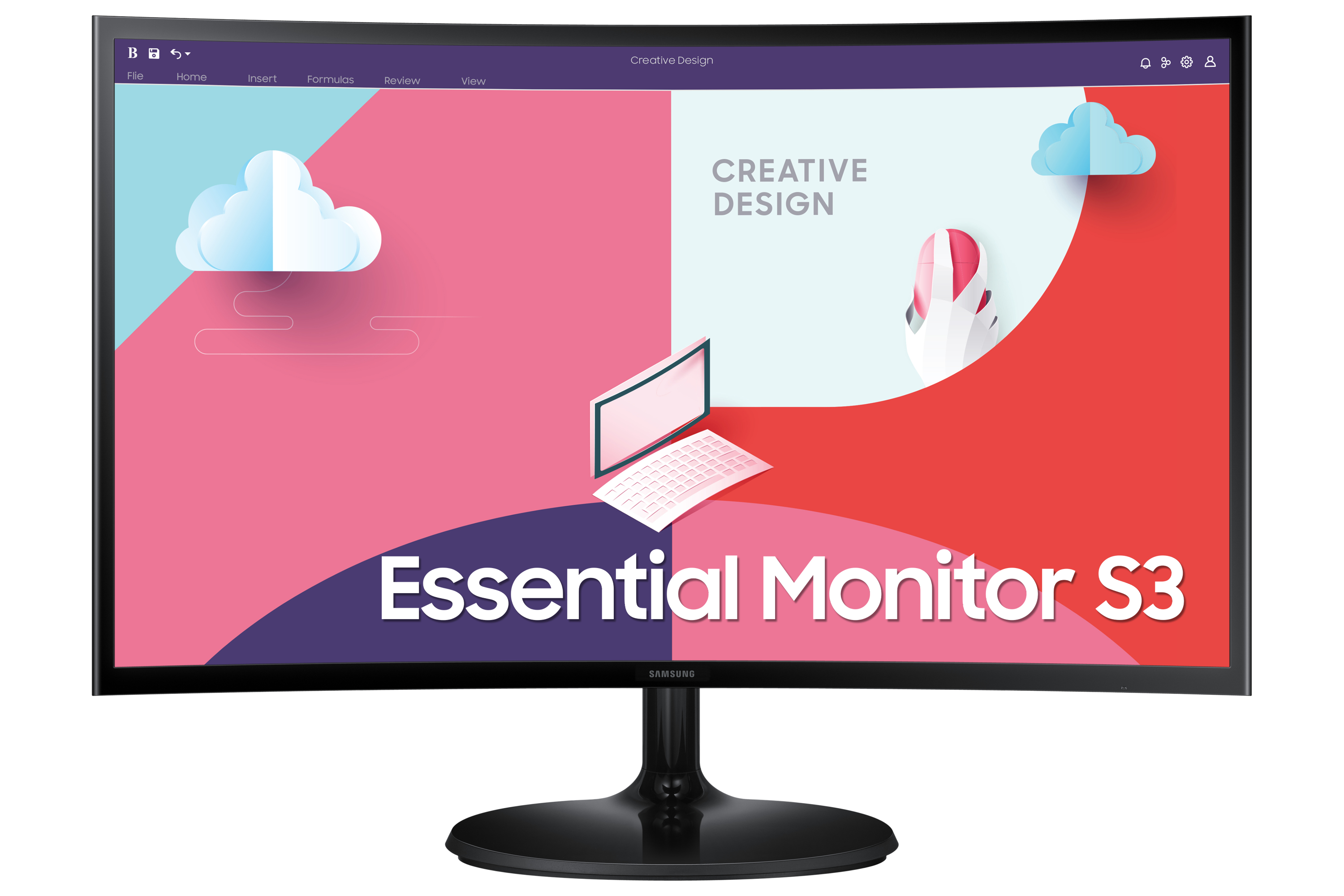 Samsung S36C Series S24C364EAU Curved-Monitor 61cm (24") Full HD, VA, 4ms, HDMI, VGA