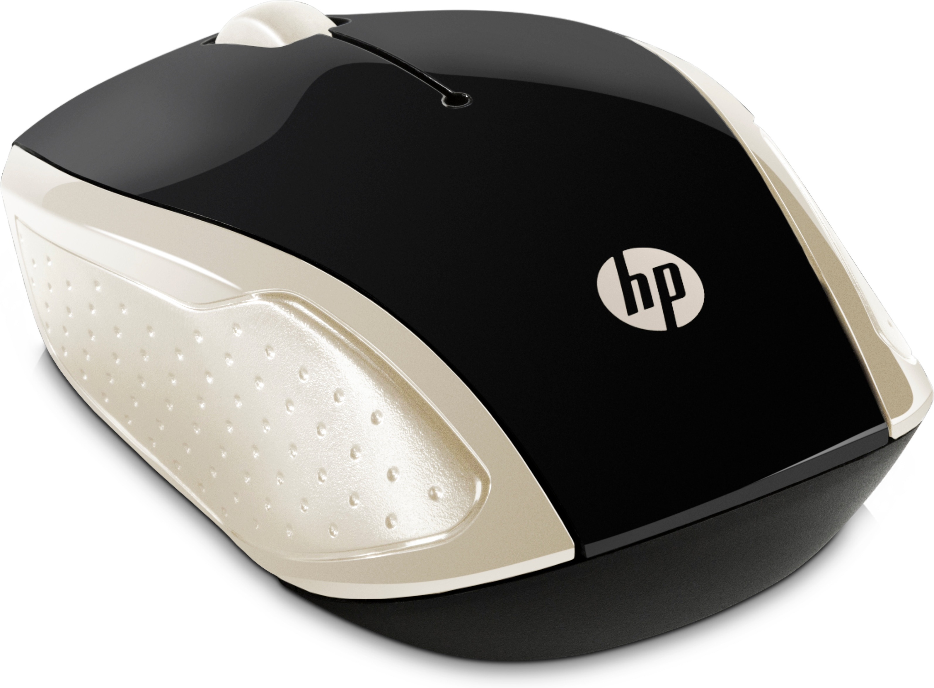 HP Wireless-Maus 200 (Silk Gold), Beidhändig, Optisch, RF Wireless, 1000 DPI, Gold