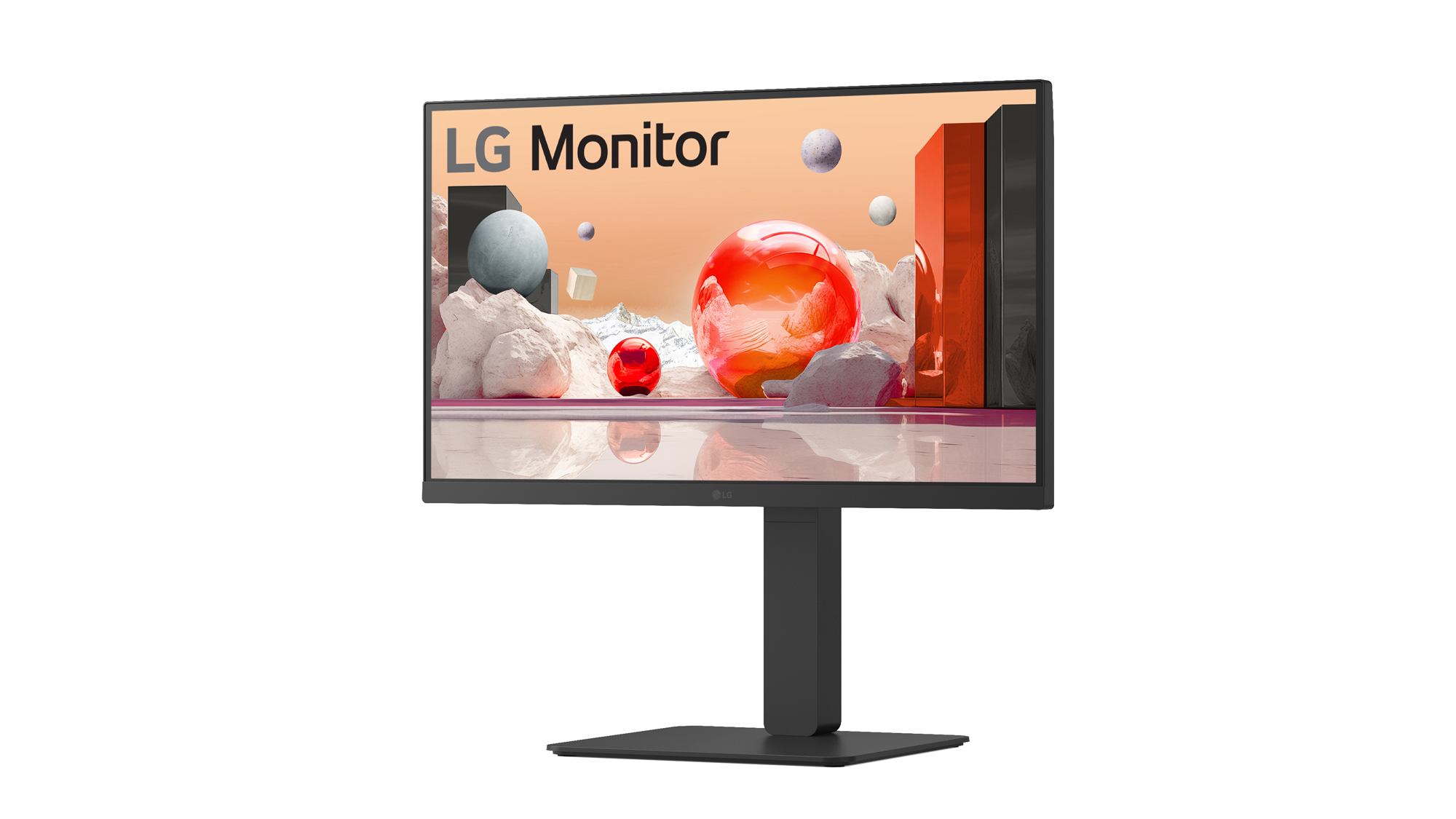 LG 24BA650-B - LCD-Monitor - 61 cm (24") (23.8" sichtbar)