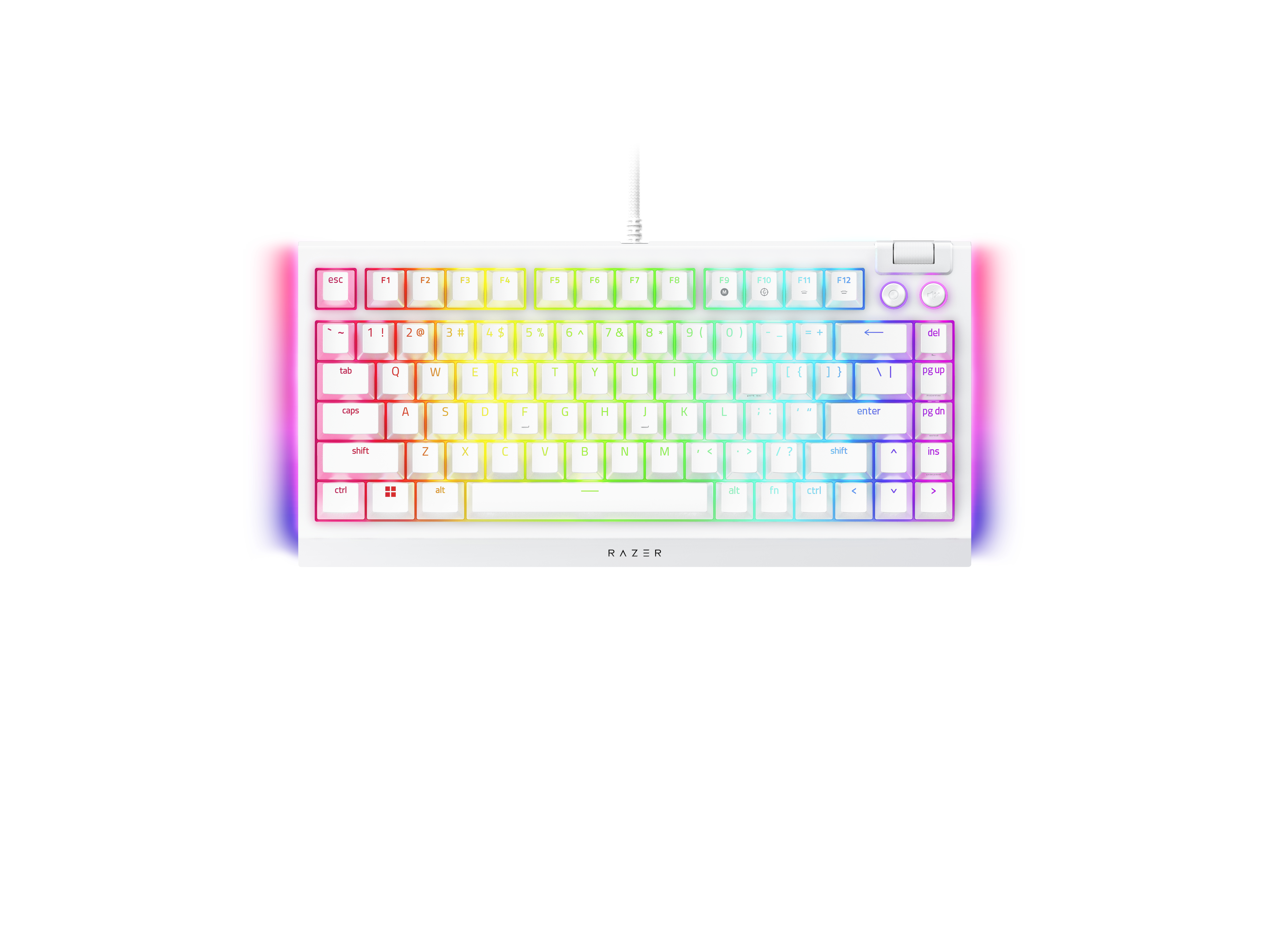 Razer BlackWidow V4 - Tastatur - 75% - Hintergrundbeleuchtung