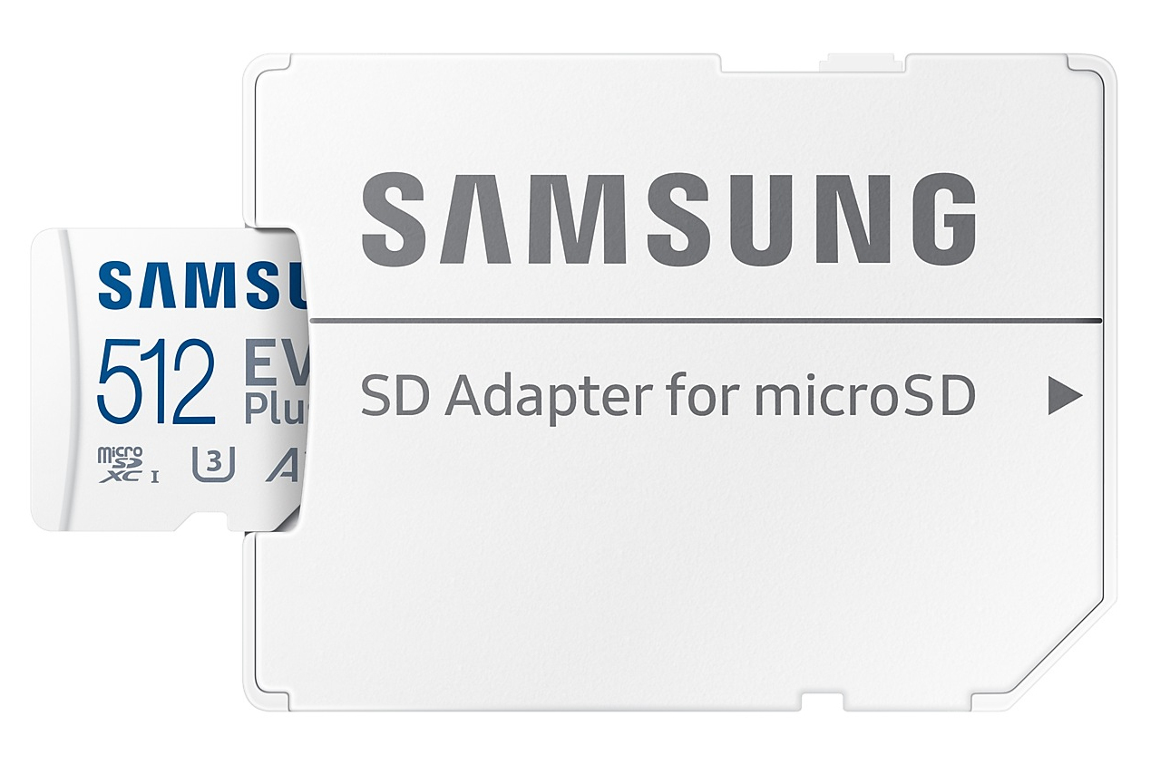 Samsung EVO Plus MB-MC512KA - Flash-Speicherkarte (microSDXC-an-SD-Adapter inbegriffen)