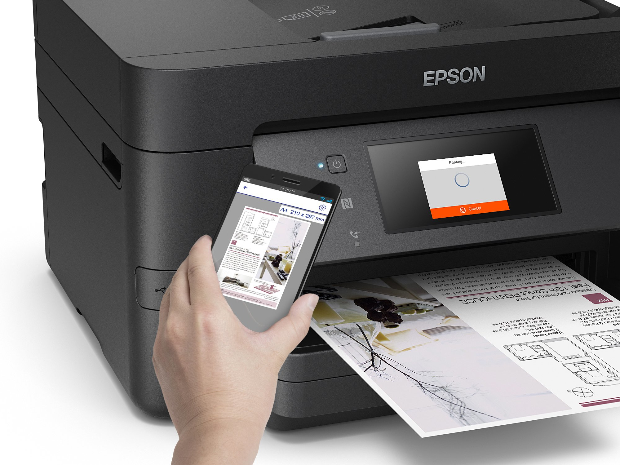 Epson WorkForce Pro WF-3720DWF - Multifunktionsdrucker - Farbe - Tintenstrahl - A4 (210 x 297 mm)