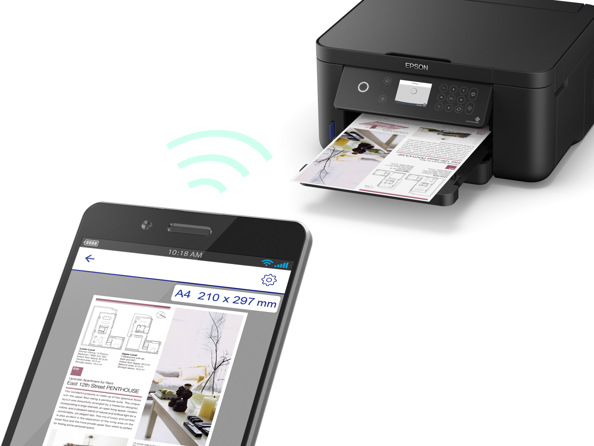 Epson Expression Home XP-5100 - Multifunktionsdrucker - Farbe - Tintenstrahl - A4 (Medien)