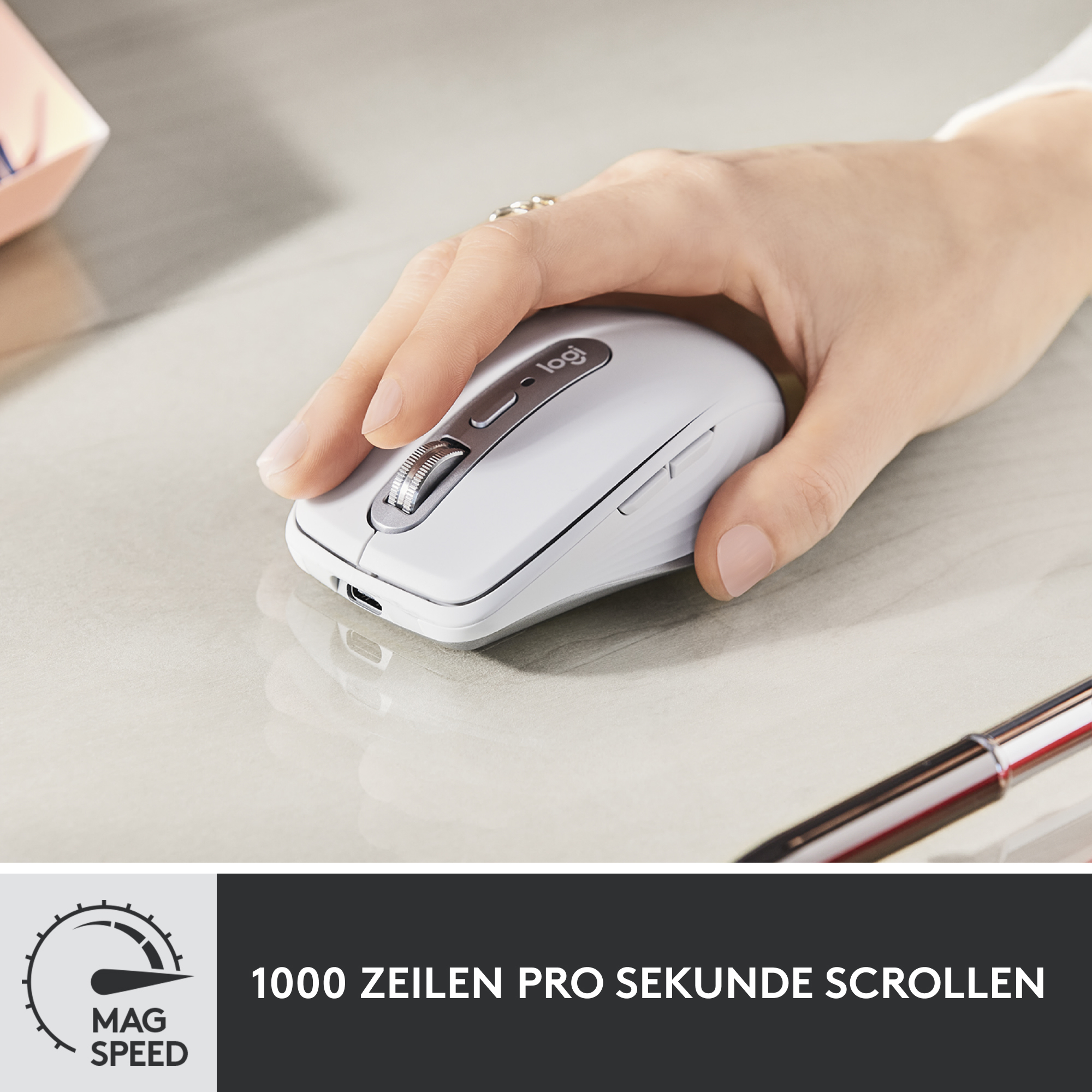 Logitech MX Anywhere 3 for Business - Maus - Laser