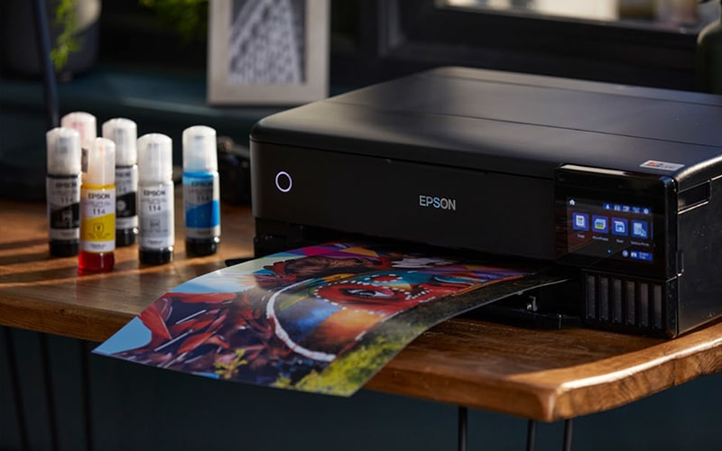 Epson EcoTank ET-8550 - Multifunktionsdrucker - Farbe - Tintenstrahl - wiederbefüllbar - A3 (Medien)