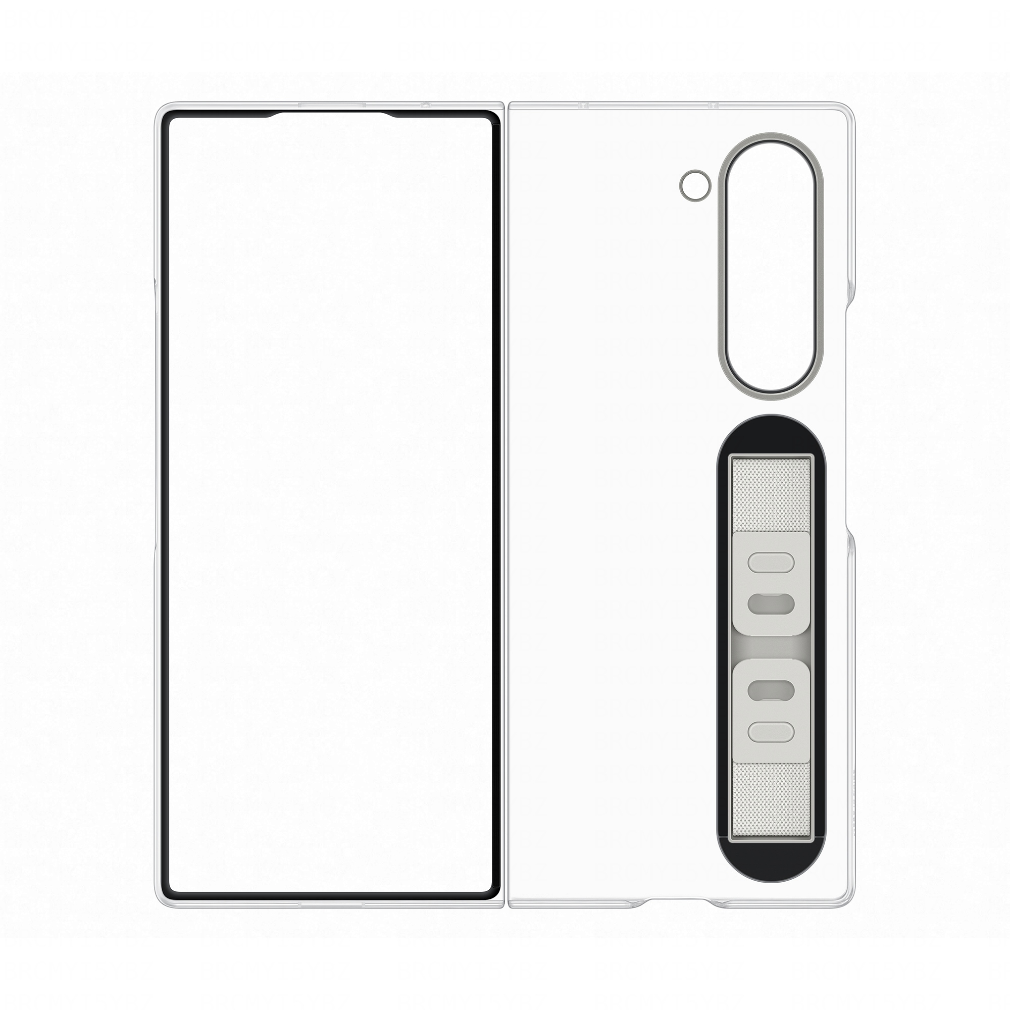Samsung EF-QF956CTEGWW, Cover, Samsung, Galaxy Z Fold6, 19,3 cm (7.6"), Transparent