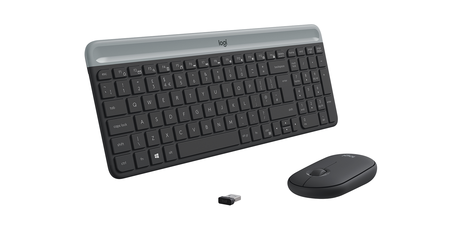 Logitech Slim Wireless Combo MK470 - Tastatur-und-Maus-Set