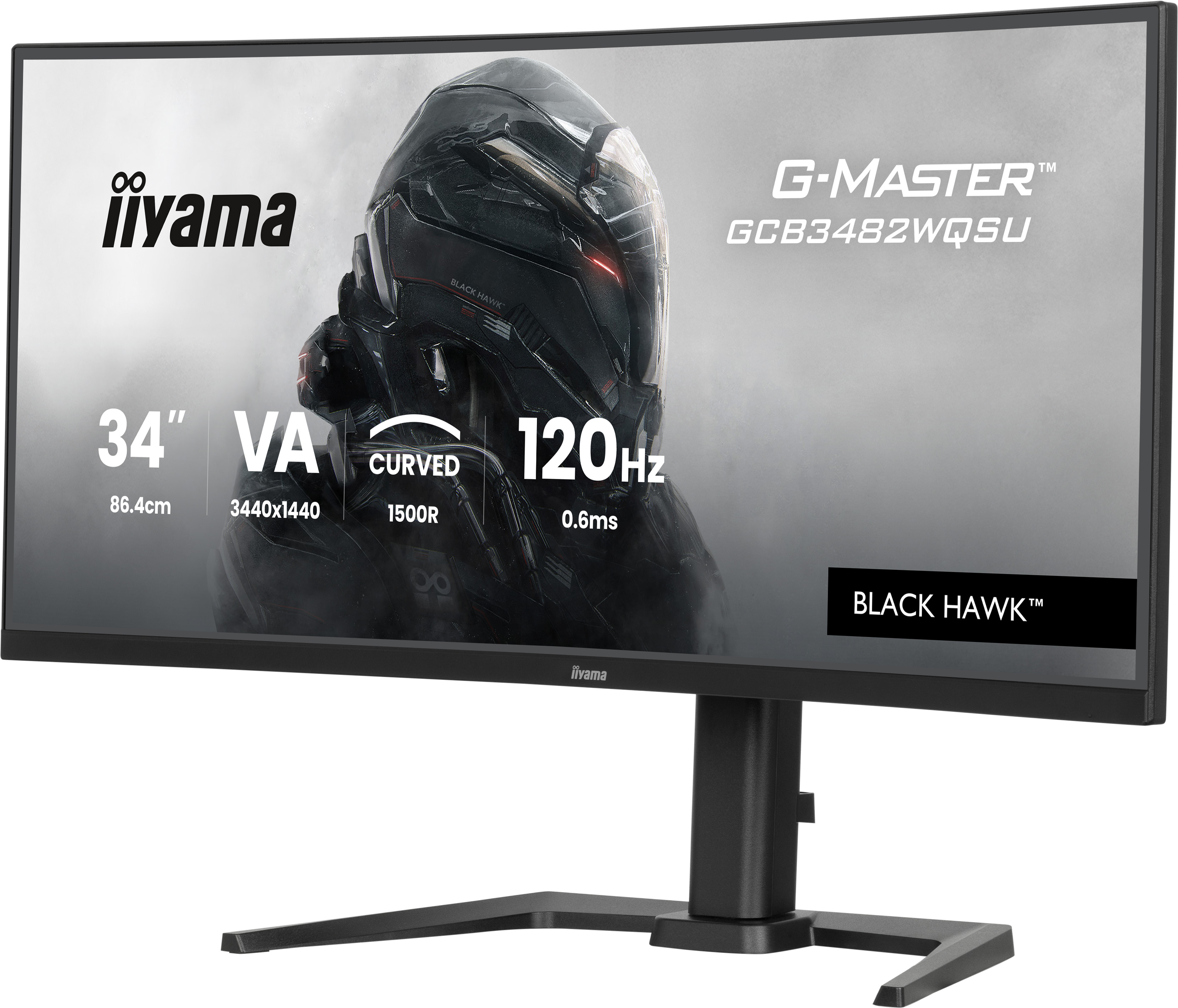 Iiyama GCB3482WQSU-B1 - LED-Monitor - Gaming - gebogen - 86 cm (34")