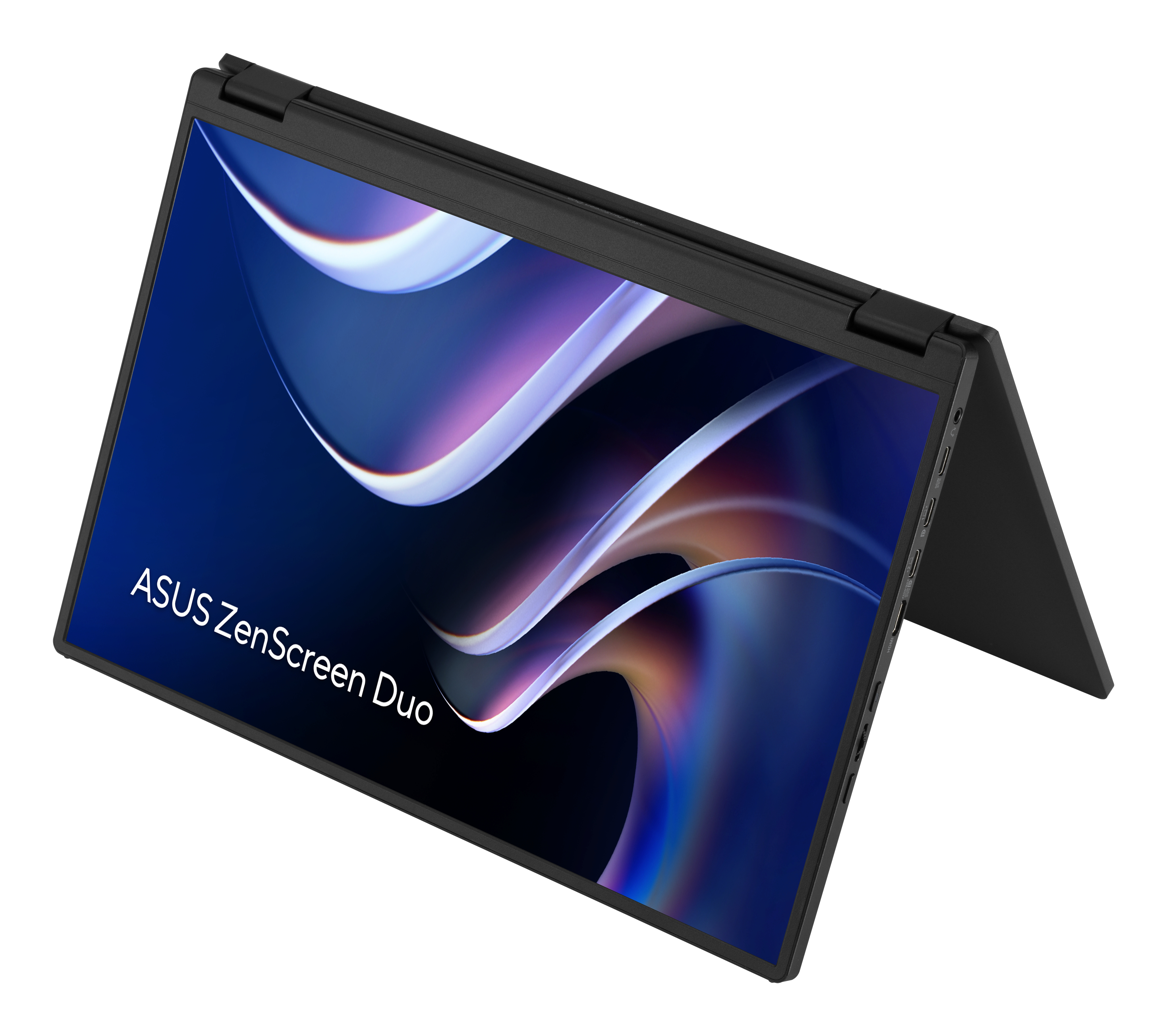 ASUS ZenScreen Duo MB14FCD, 2x 14" WUXGA IPS, 60Hz, 5m, 350nits, 1x Mini-HDMI, 2x USB-C m. DP