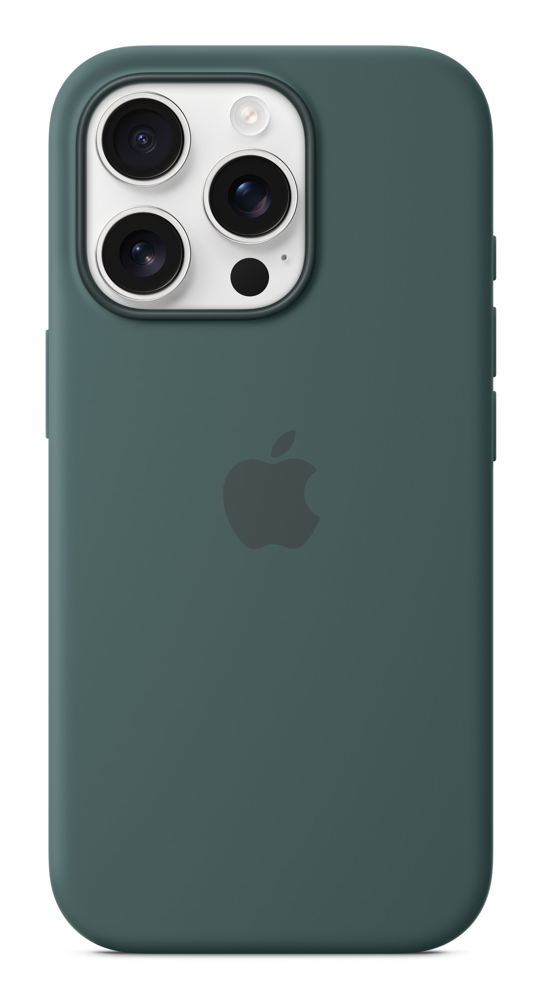 Apple iPhone 16 Pro Silikon Case mit MagSafe ? Seegrün, Cover, Apple, iPhone 16 Pro, 16 cm (6.3"), G
