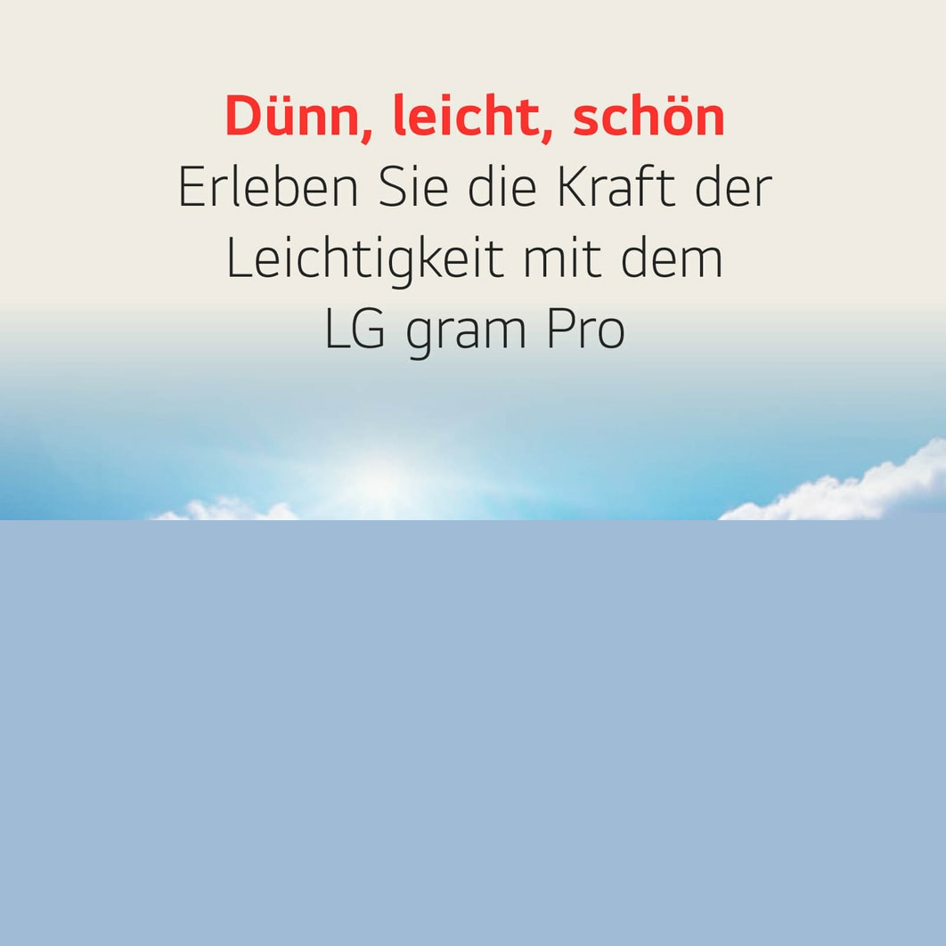 LG Gram Pro 17Z90SP, Intel Core Ultra 7, 43,2 cm (17"), 2560 x 1600 Pixel, 32 GB, 2 TB, Windows 11 H