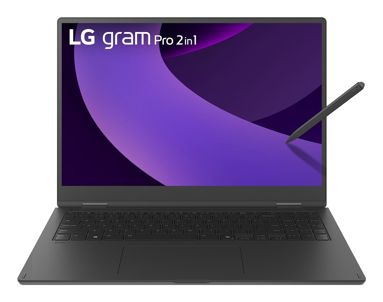 LG gram Pro 16" 2-in-1, Touch, Core U7 255H, 16GB RAM, 1TB SSD, Win11 Pro