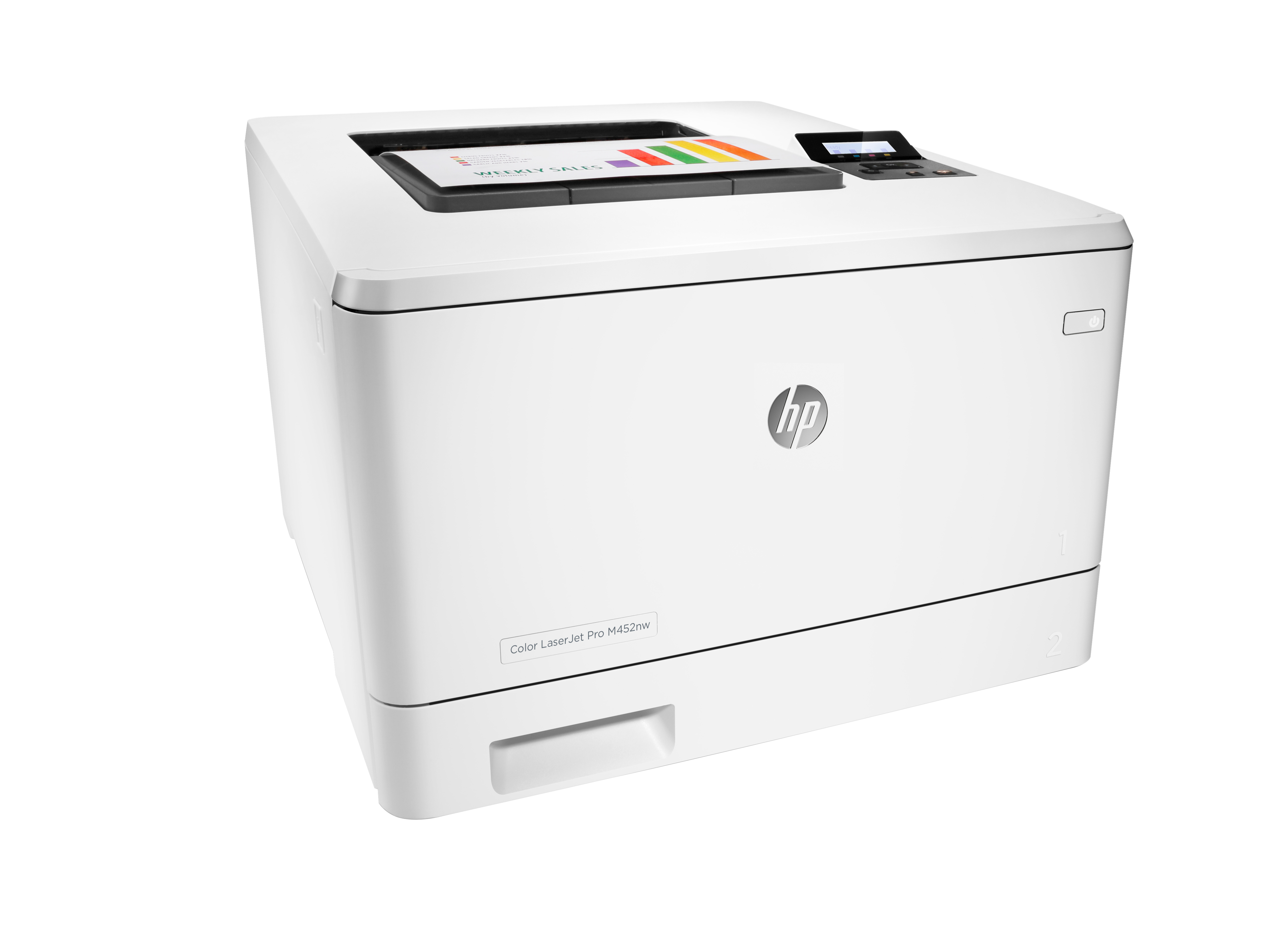 HP Color LaserJet Pro M452nw, Laser, Farbe, 600 x 600 DPI, A4, 27 Seiten pro Minute, Netzwerkfähig
